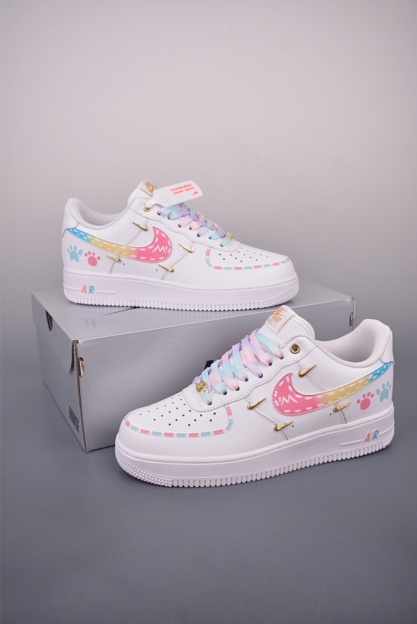 Nike Air Force 1 Low White/Multi-Color Women's Shoes | Original Edition 5 i1757789050186 2495 0 4