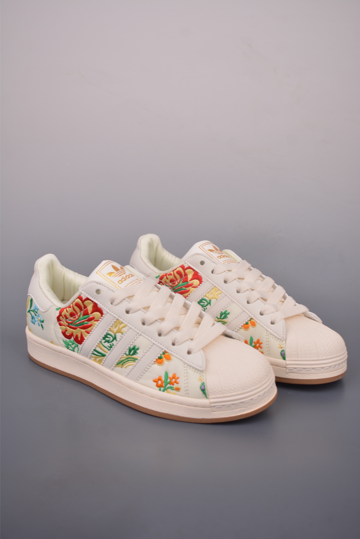 Adidas Originals Superstar Floral Embroidery Sneakers - Classic Style, New Look 2 i1757893657625 3762 0 0