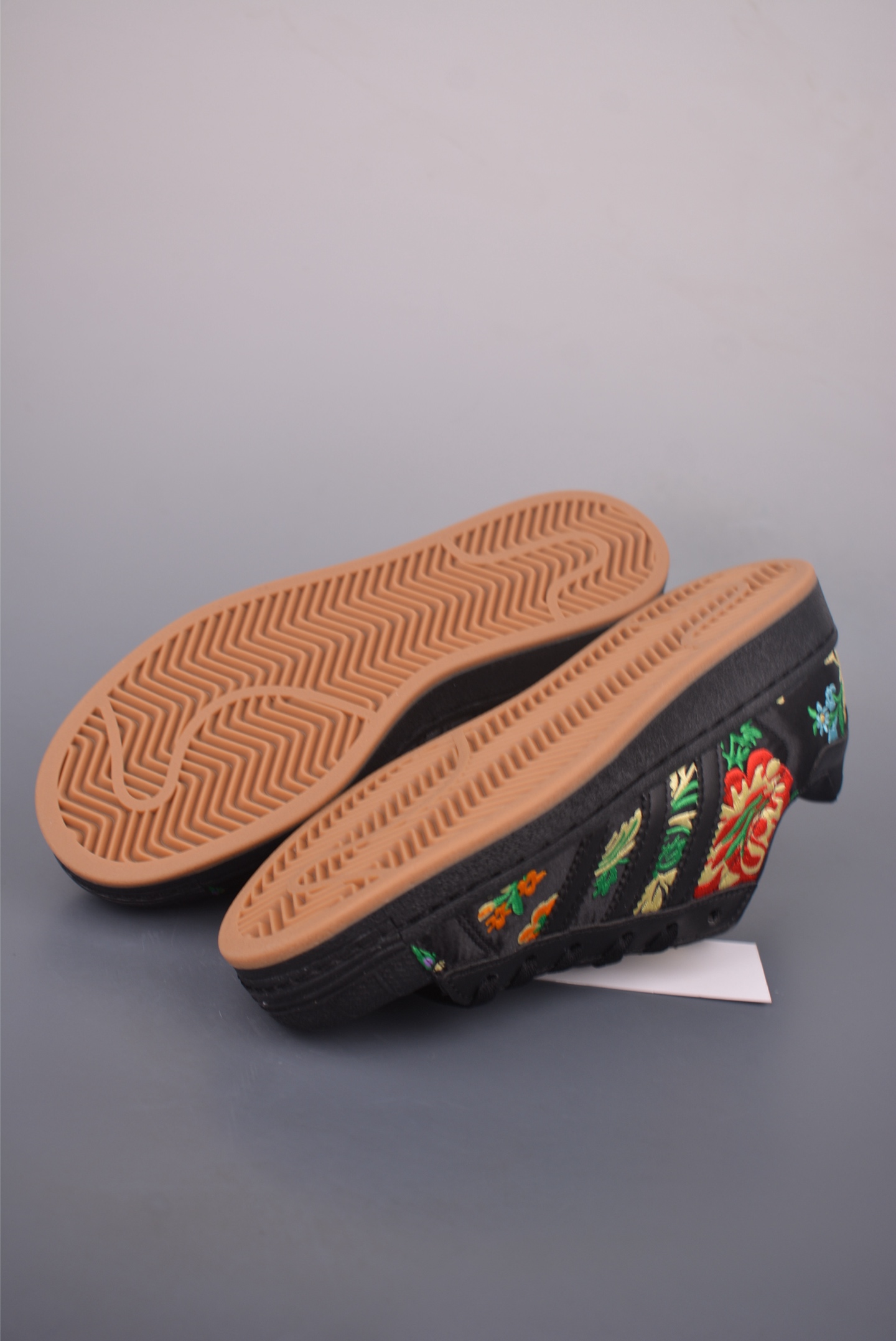 Adidas Originals Superstar Floral Embroidery Black Leather Casual Shoes 4 i1757893681065 8428 0 2