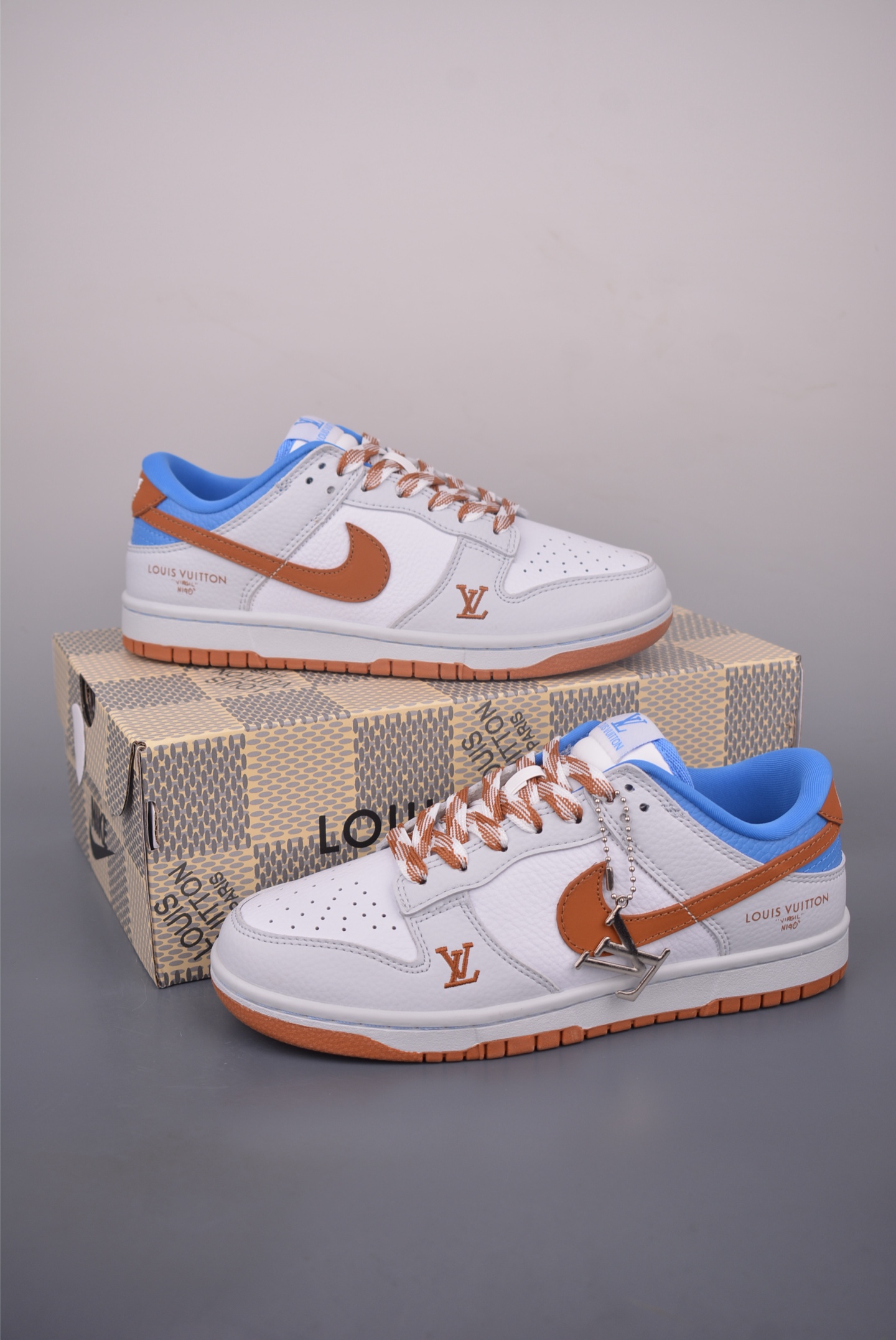 Nike SB Dunk Low Louis Vuitton Collab Premium Leather Sneakers 6 i1757894953139 380 0 4