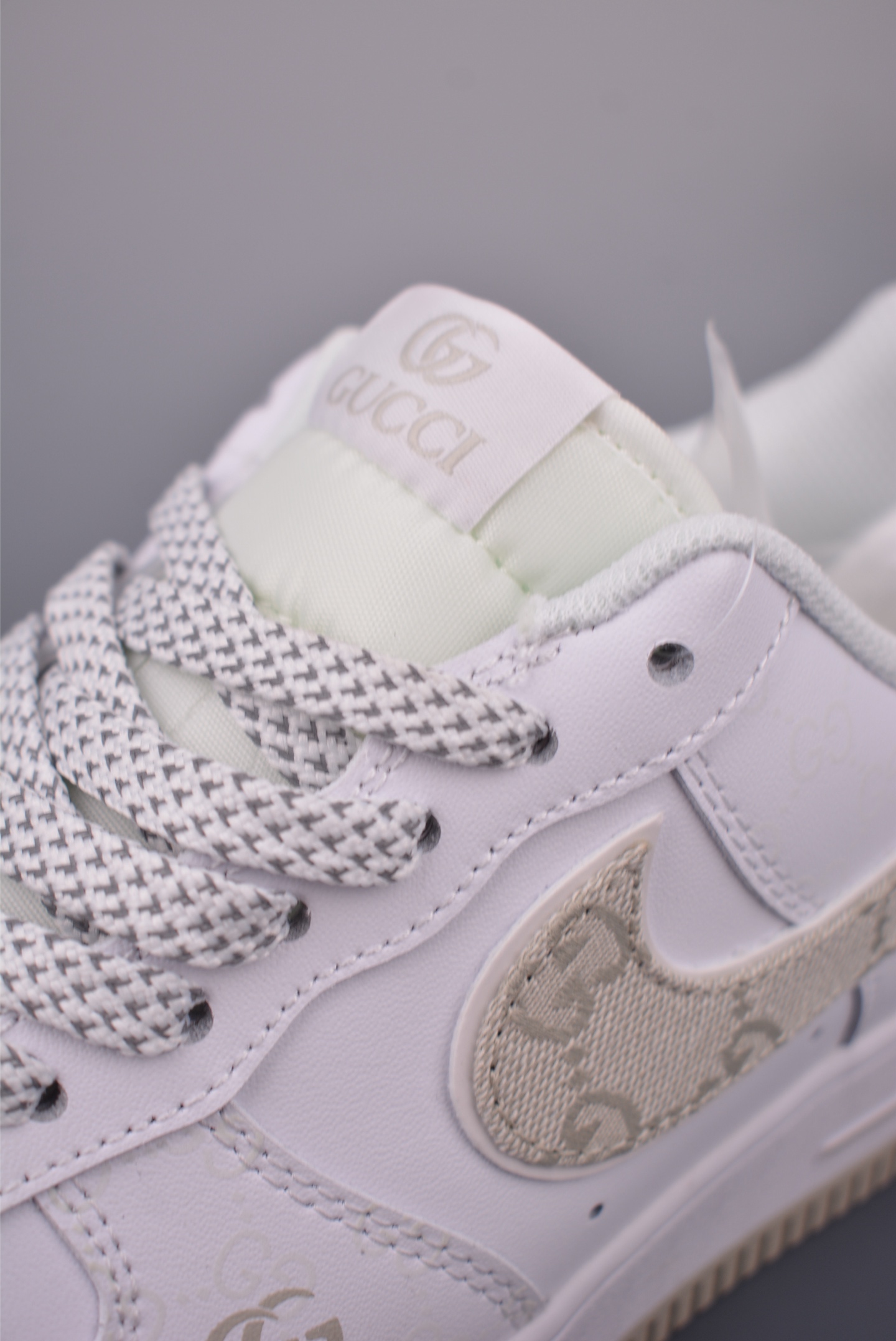 Nike Air Force 1 Low Gucci White Custom Sneakers Designer Shoes 8 i1757973586652 9763 0 6