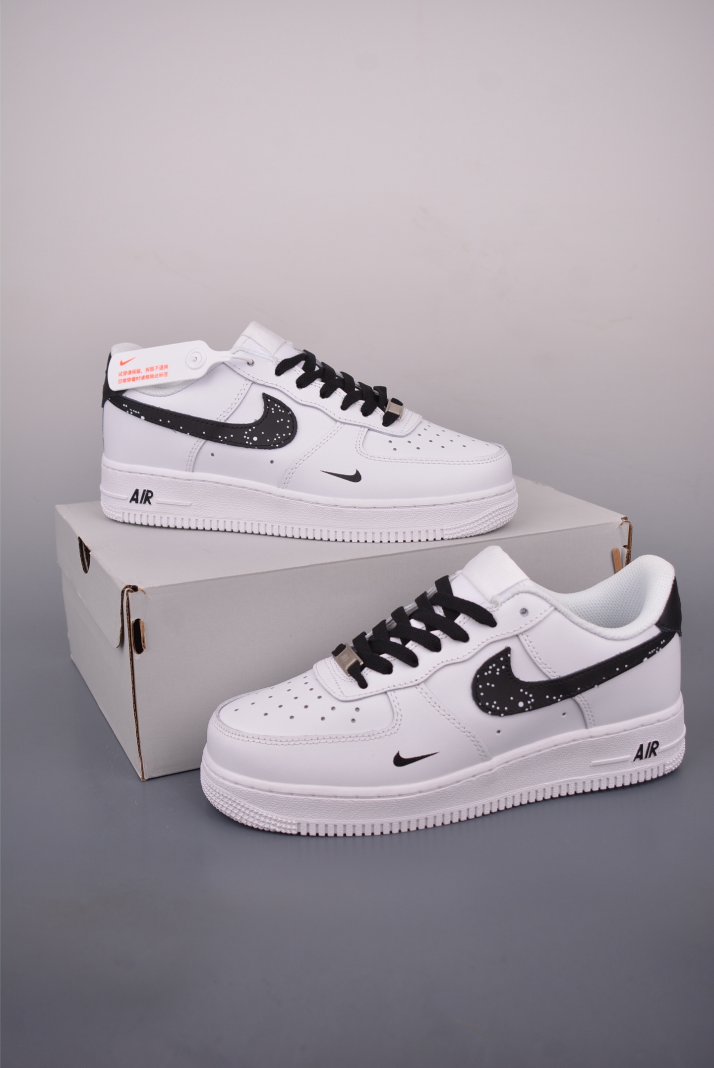 Nike Air Force 1 Low White Black Splatter Shoes - Comfortable & Stylish 6 i1758106238078 7698 0 4