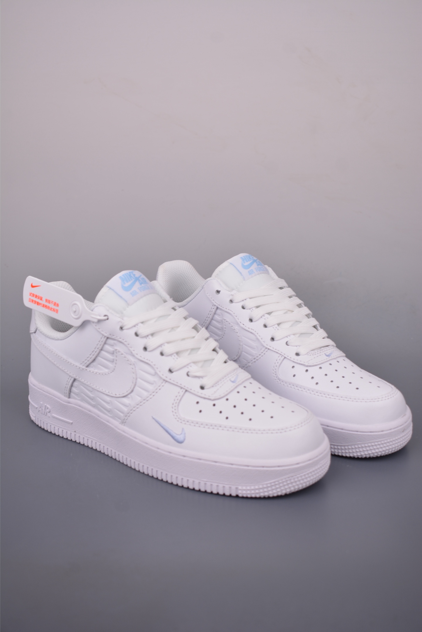 Nike Air Force 1 Low White/Blue Sneakers - Premium Comfort & Style 1 i1758106258923 6662 0 0
