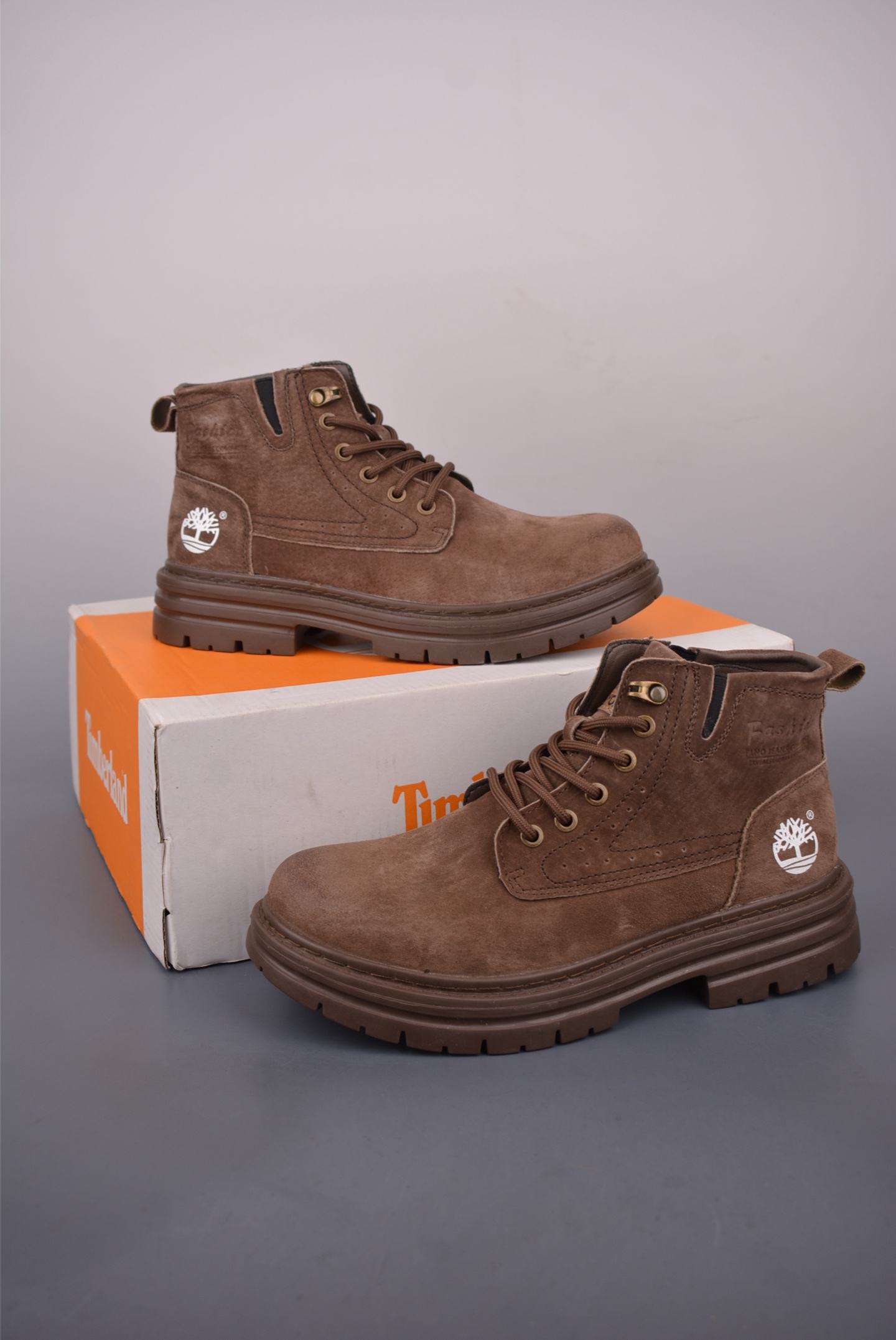 Timberland Men's Brown Suede Ankle Boots, Casual Outdoor Martin Boots 5 i1758109974593 7043 0 4