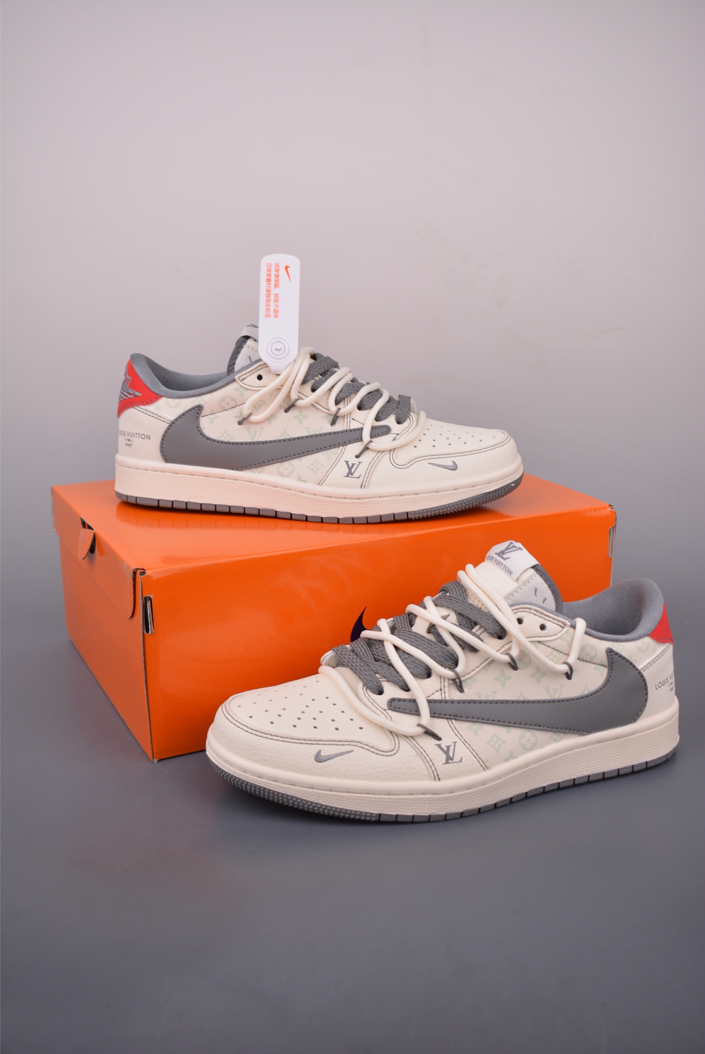 Fragment Travis Scott Louis Vuitton Air Jordan 1 Low - Designer Sneakers 6 i1758110957298 774 0 4