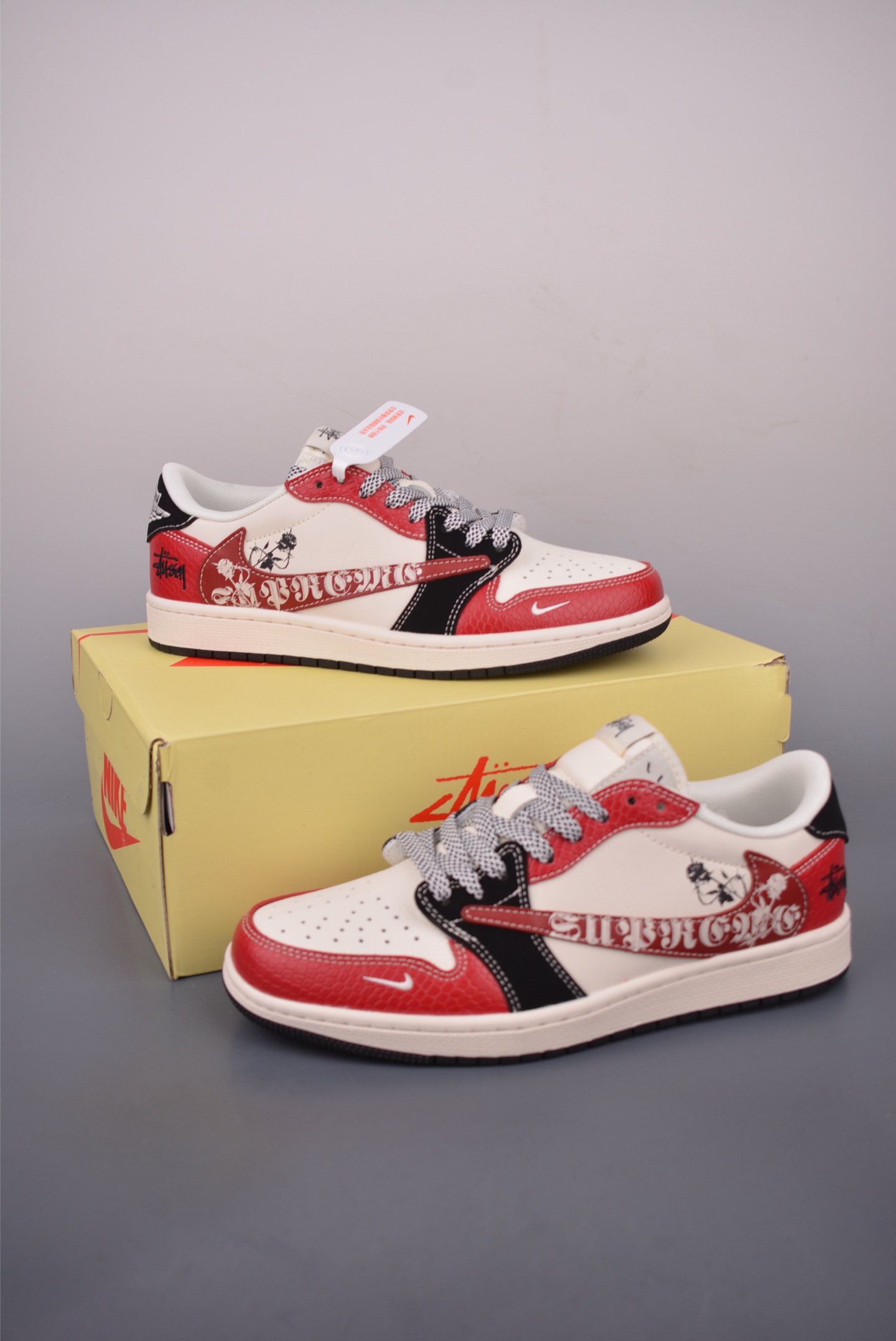Fragment Travis Scott Stussy Air Jordan 1 Low - Limited Edition Sneakers 6 i1758111212465 1561 0 4