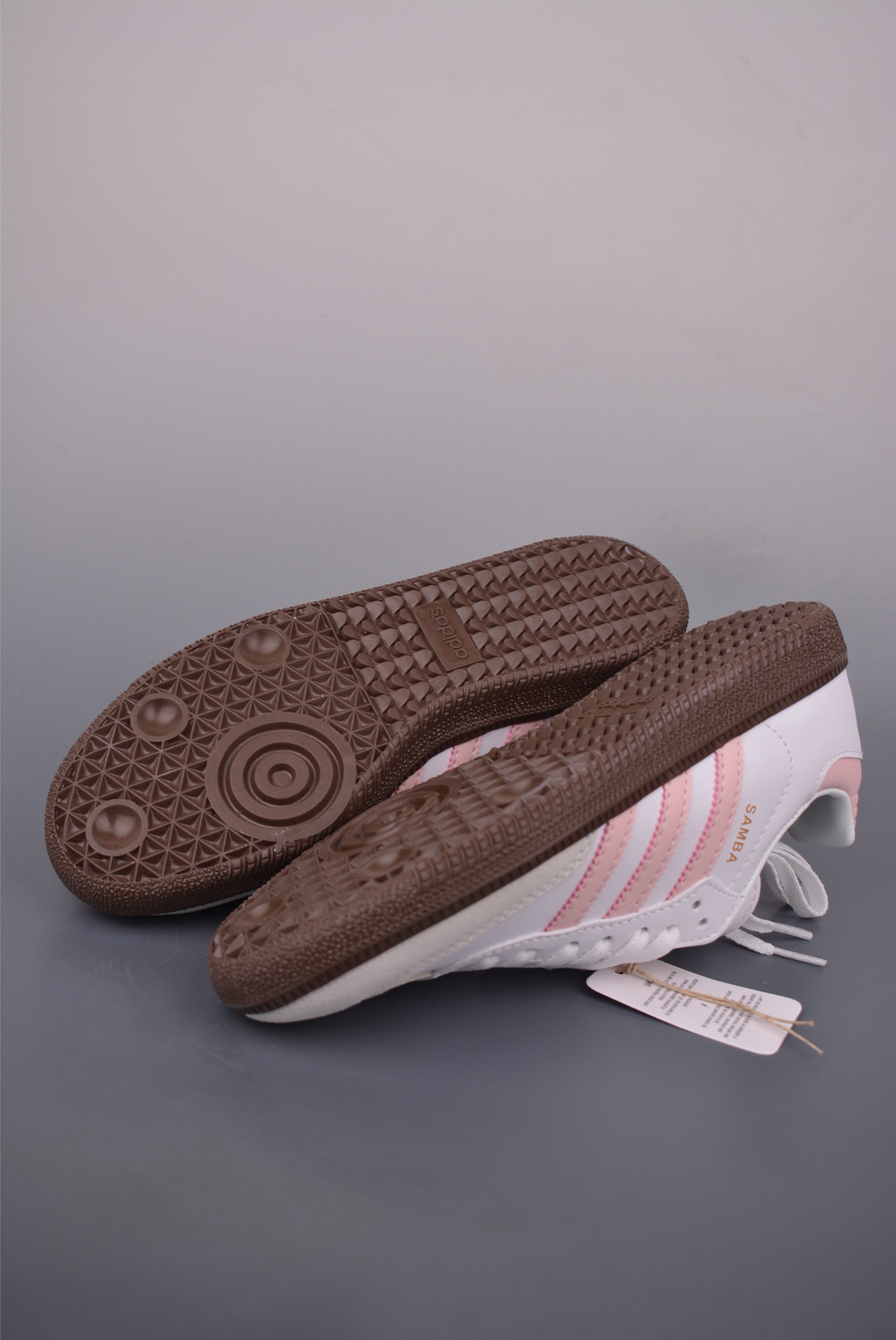 Adidas Samba OG Women's Casual Sneakers Pink and White Leather Size 36-45 4 i1758130730483 5460 0 2
