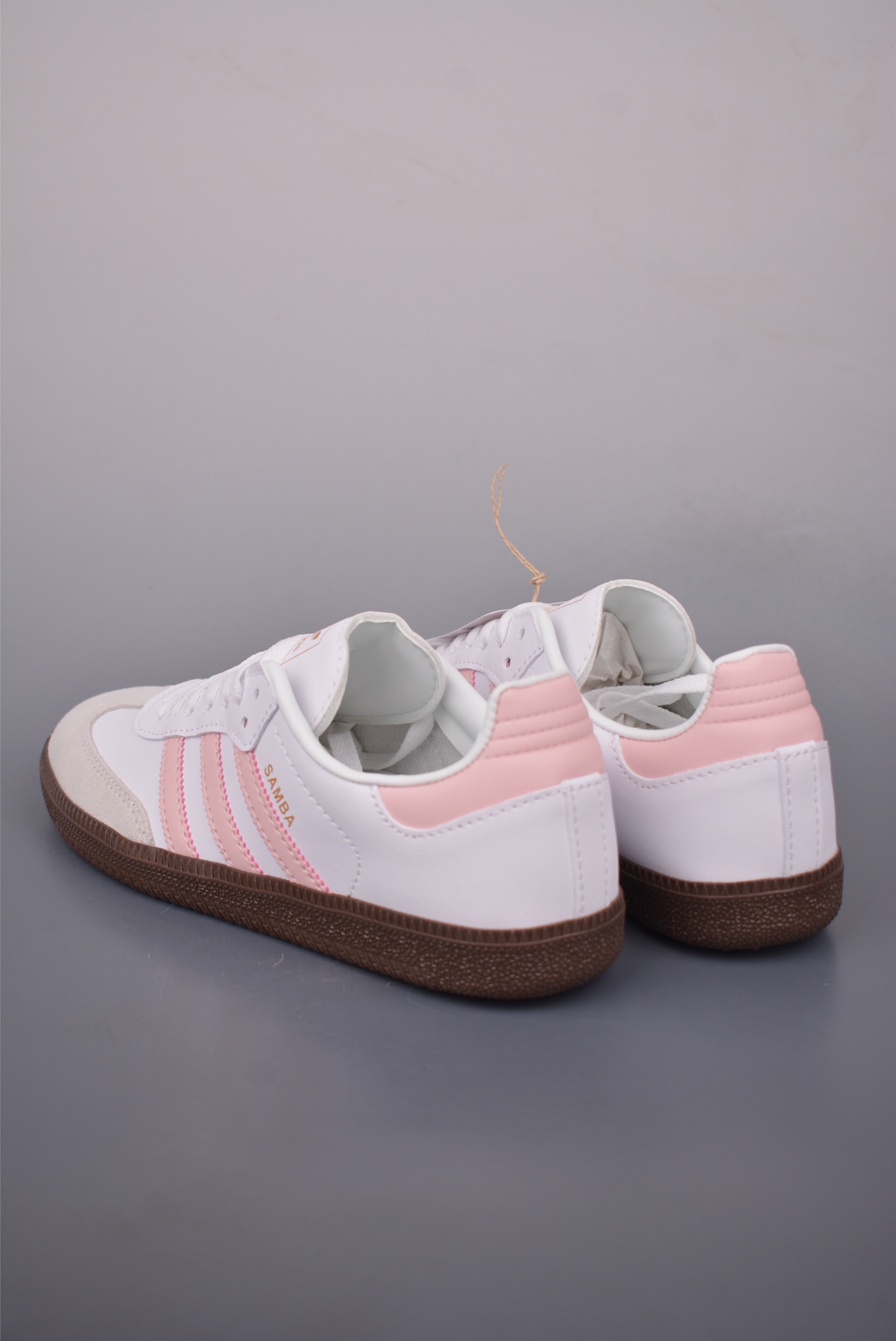 Adidas Samba OG Women's Casual Sneakers Pink and White Leather Size 36-45 3 i1758130730483 8359 0 1