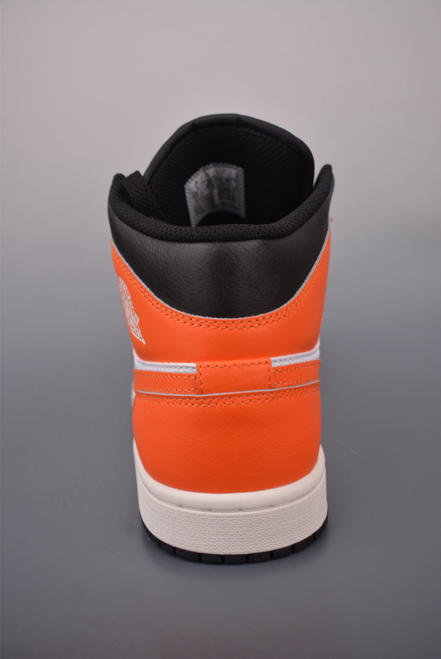 Air Jordan 1 Mid Black White Orange High Quality Leather Sneakers 4 i1758132631784 406 0 3