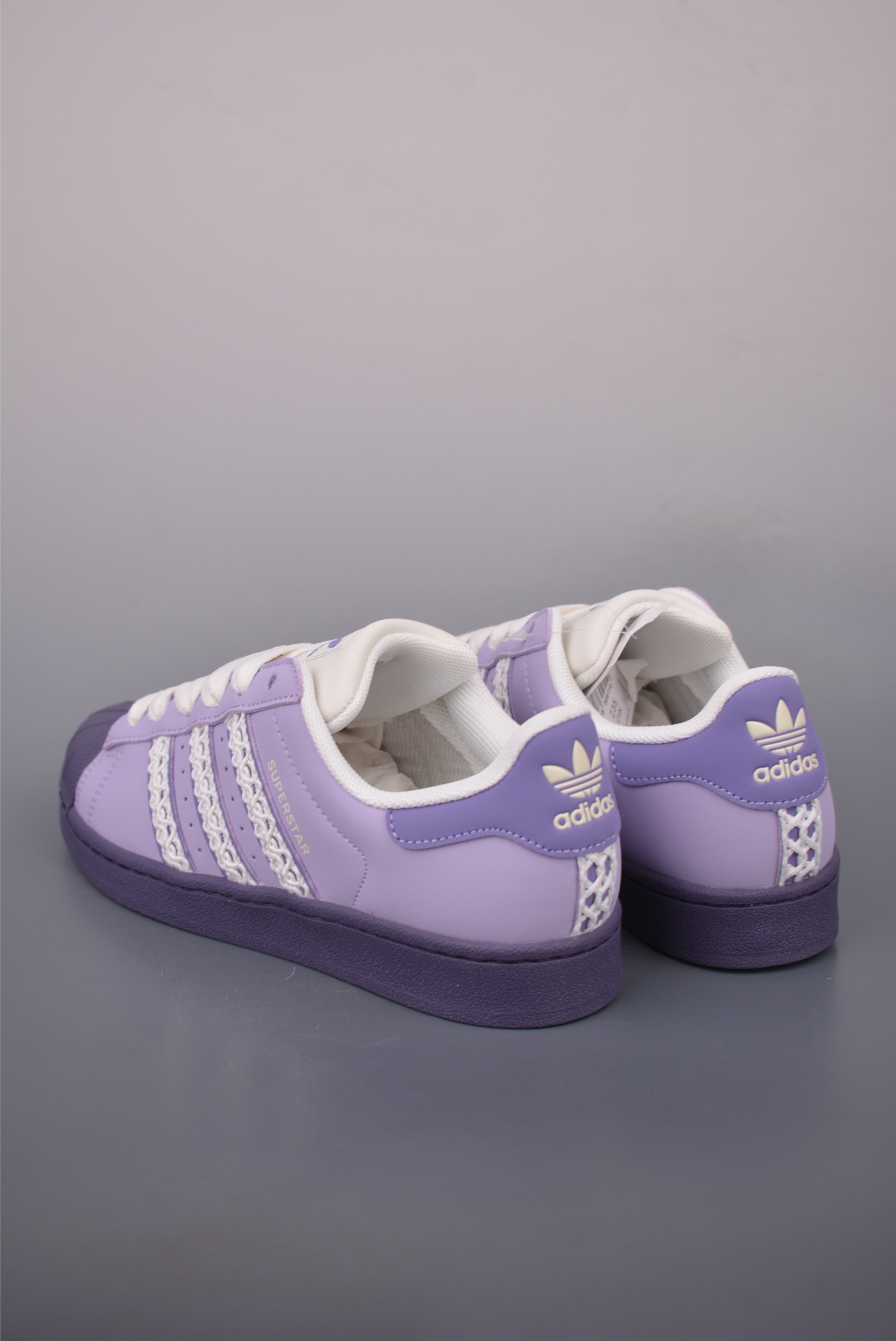 Adidas Originals Superstar Lilac Leather Upper Women's Sneakers 2 i1758132730772 4199 0 1