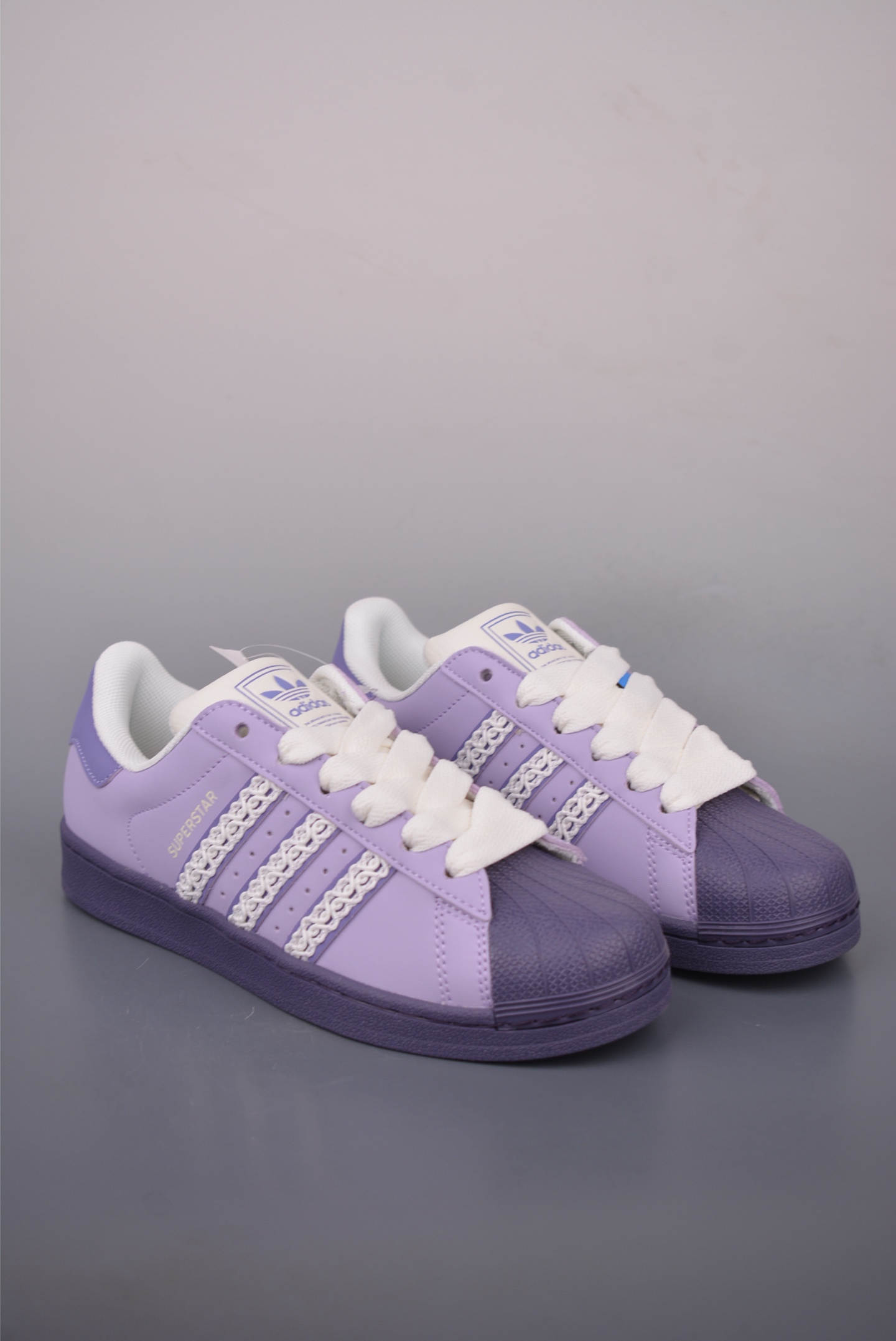 Adidas Originals Superstar Lilac Leather Upper Women's Sneakers 1 i1758132730805 8758 0 0