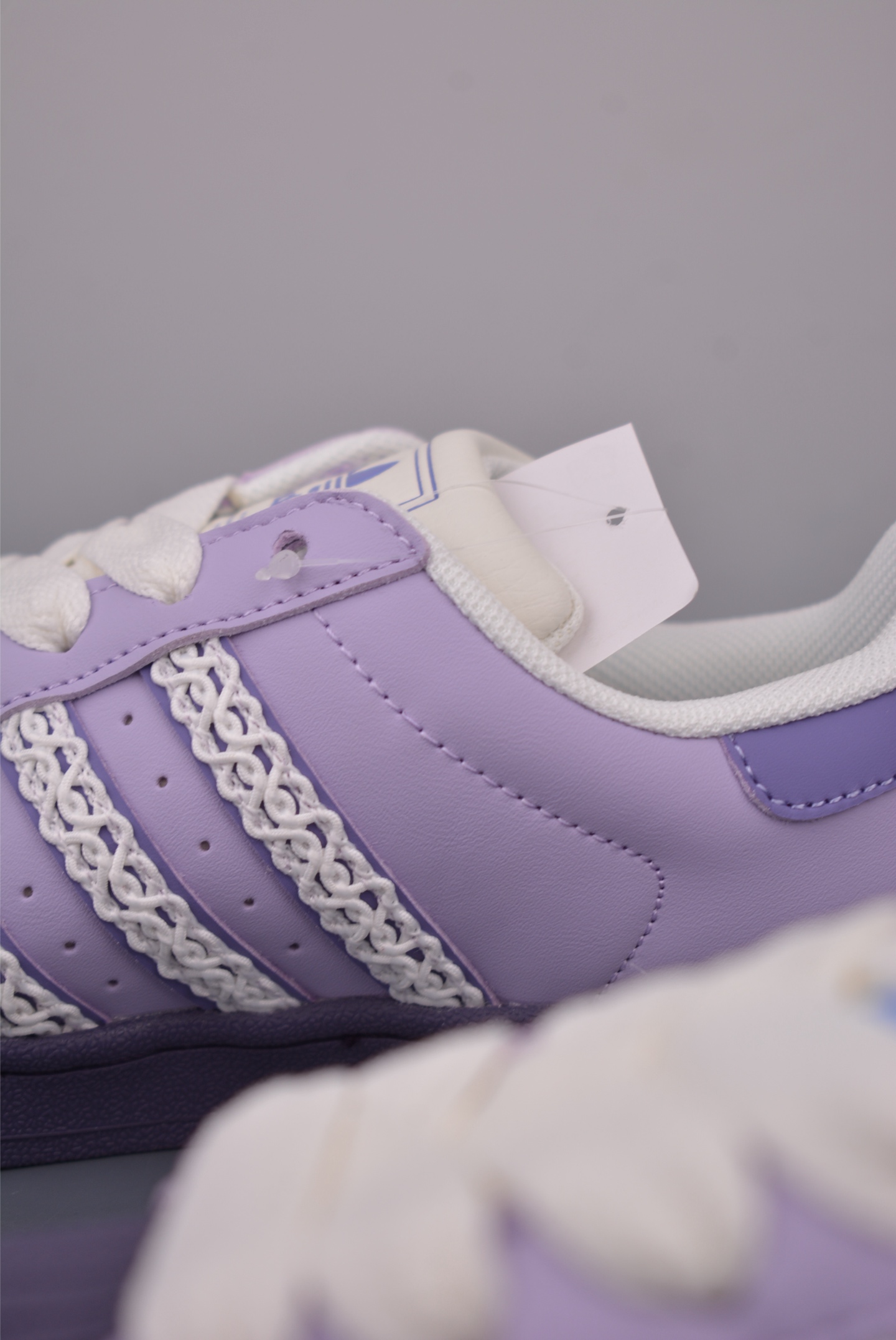 Adidas Originals Superstar Lilac Leather Upper Women's Sneakers 8 i1758132752247 8919 0 7
