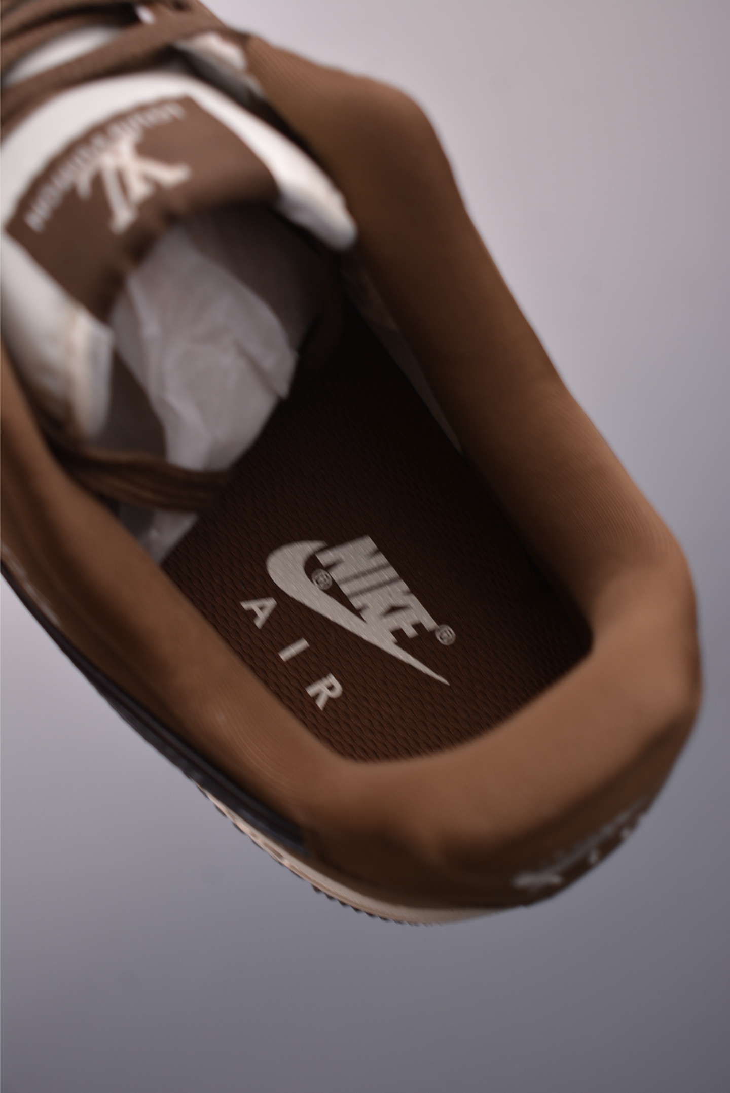Nike Air Force 1 Low Louis Vuitton Sneakers Brown Leather Honeycomb Cushioned 10 i1758133234452 8602 0 8