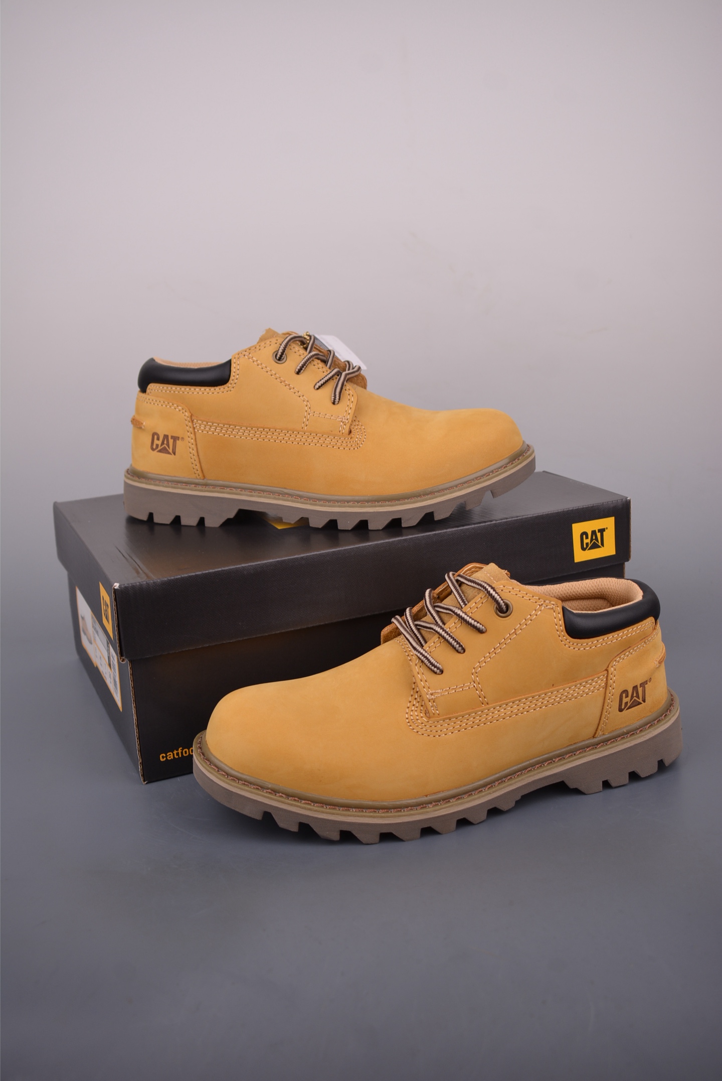 CAT Men's Casual Leather Lace-Up Ankle Boots - 5 i1758236727223 5723 0 4
