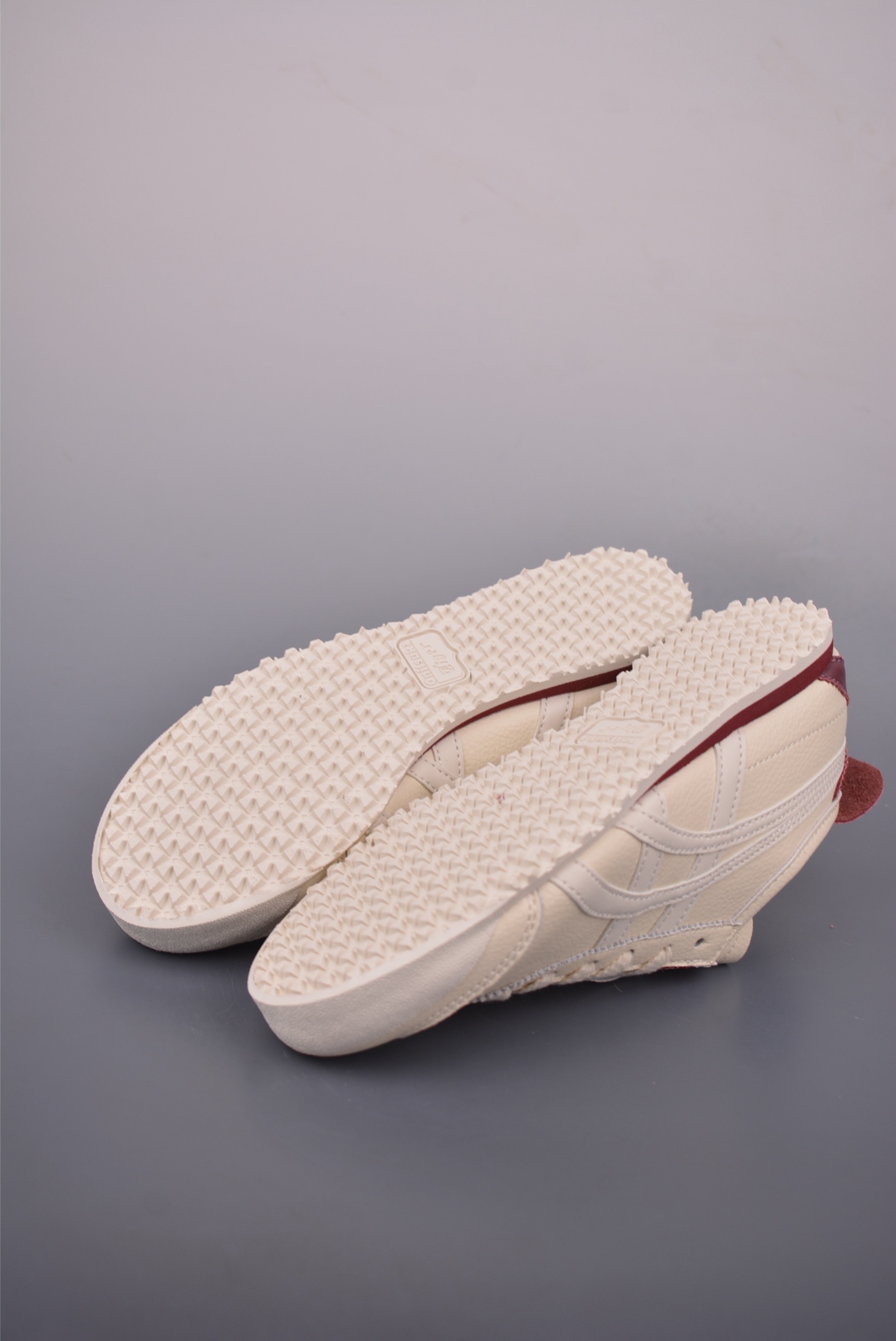 Onitsuka Tiger MEXICO 66 NM Cream/Maroon Authentic Leather Sneakers 4 i1758239721852 6272 0 2