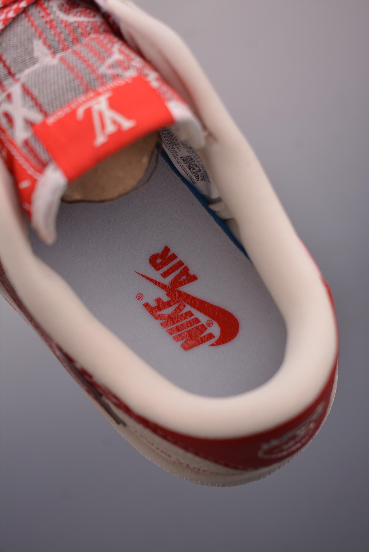 Louis Vuitton x Air Jordan 1 Low: Red Monogram Sneakers 10 i1758240908820 458 0 8