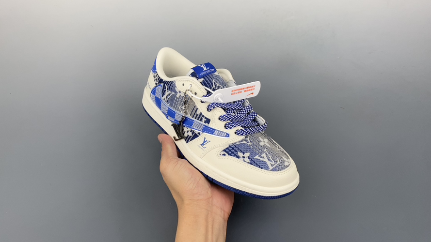 Fragment x Travis Scott x Louis Vuitton Air Jordan 1 Low Sneakers
