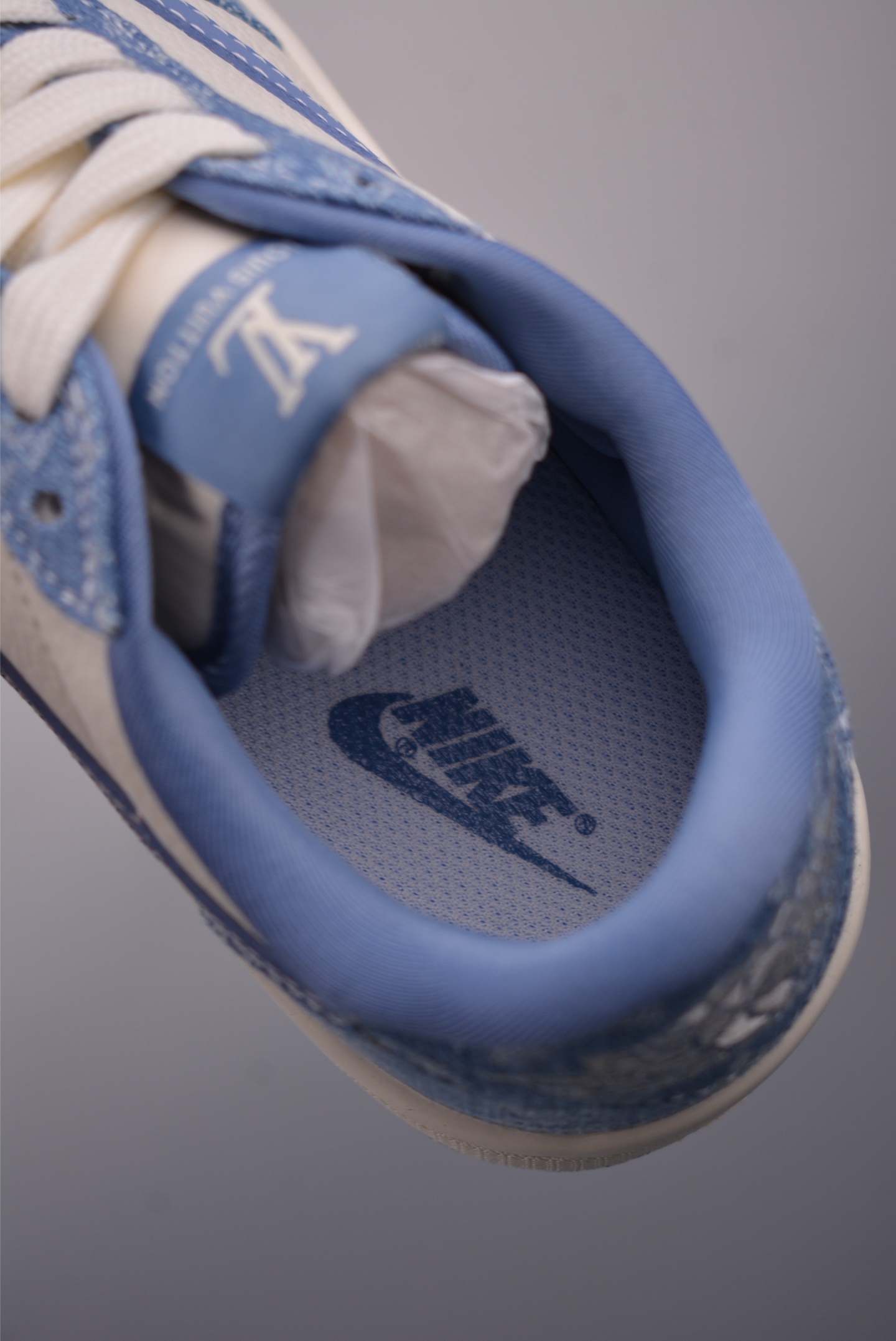 Louis Vuitton x Air Jordan 1 Low: Sky Blue Leather Sneakers for Women 10 i1758241041281 6965 0 9
