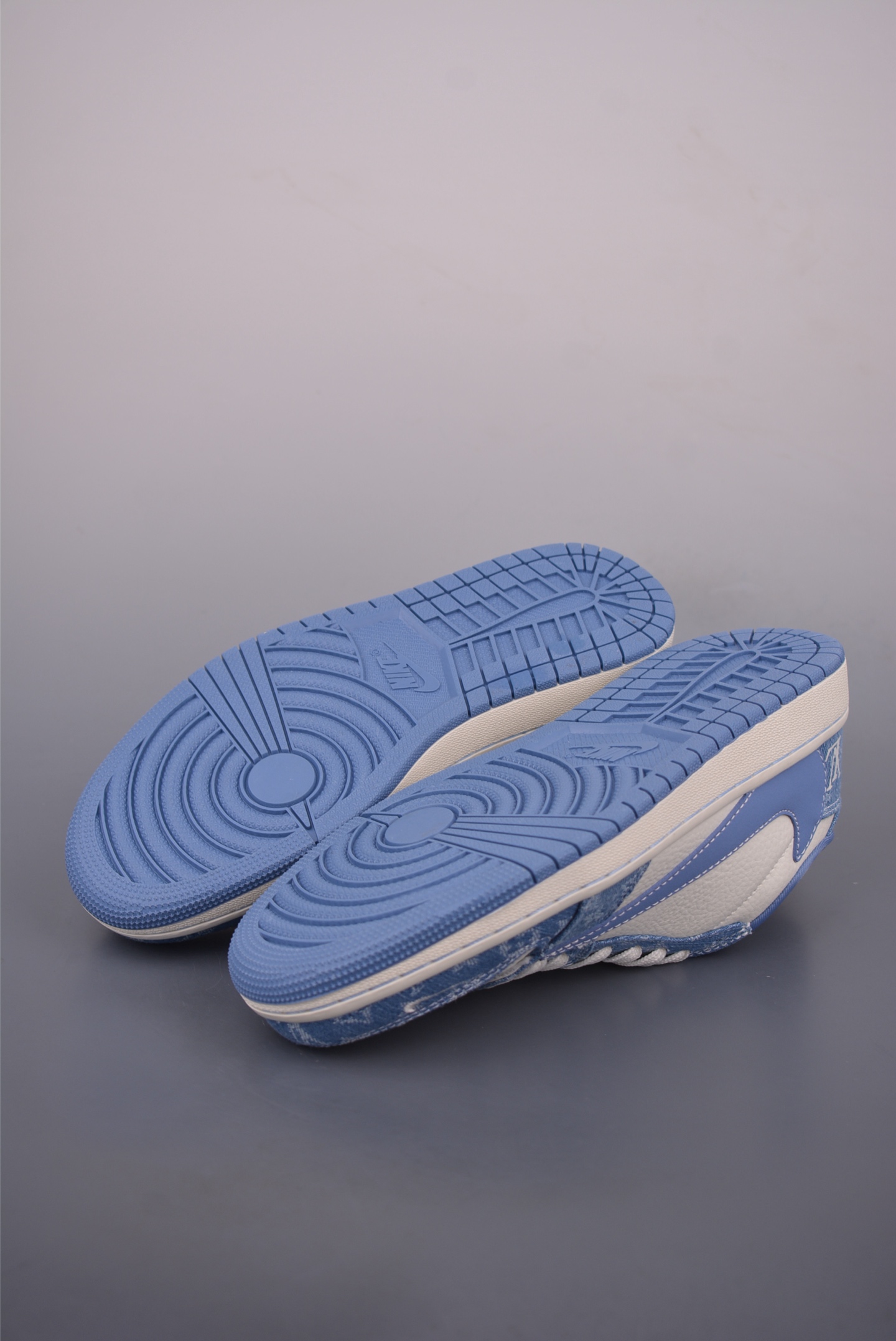 Louis Vuitton x Air Jordan 1 Low: Sky Blue Leather Sneakers for Women 4 i1758241043384 9886 0 3