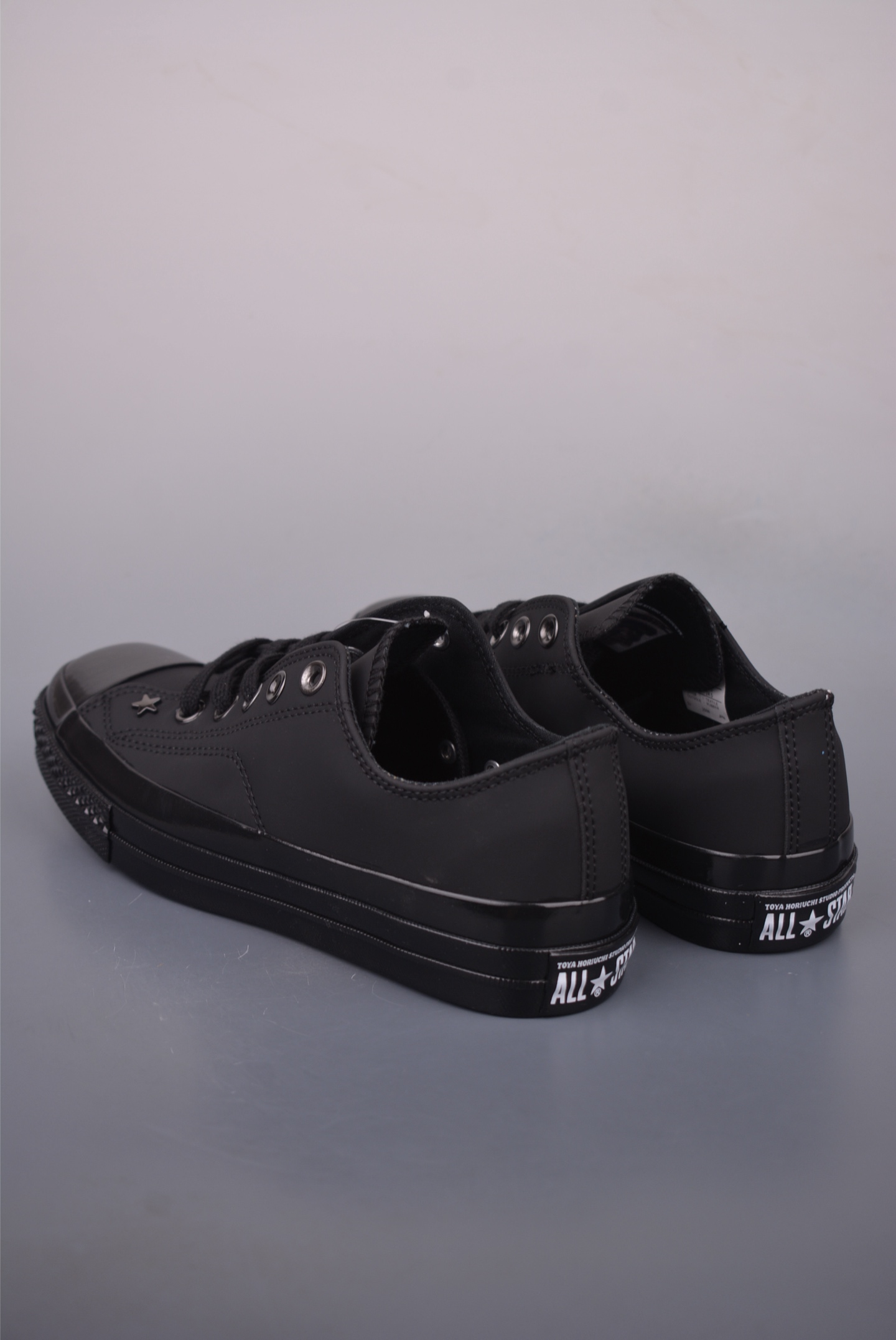 TOYA HORIUCHI x Converse All Star Square Toe Leather Sneakers - Black 3 i1758241349467 6247 0 1