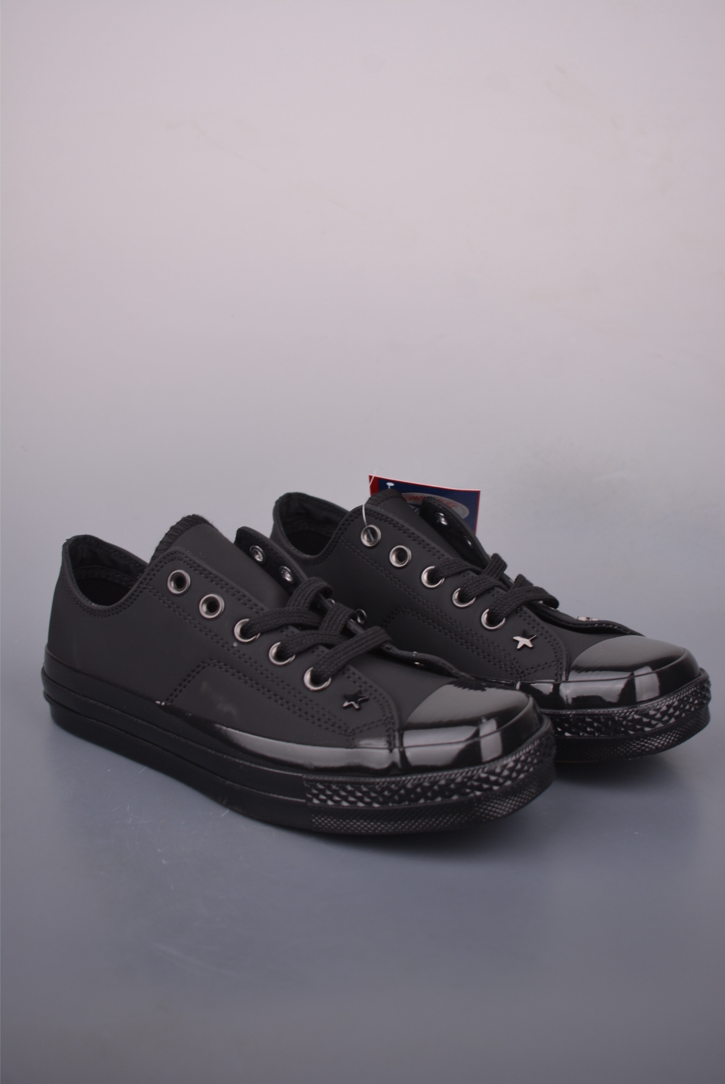 TOYA HORIUCHI x Converse All Star Square Toe Leather Sneakers - Black 2 i1758241349487 1651 0 0