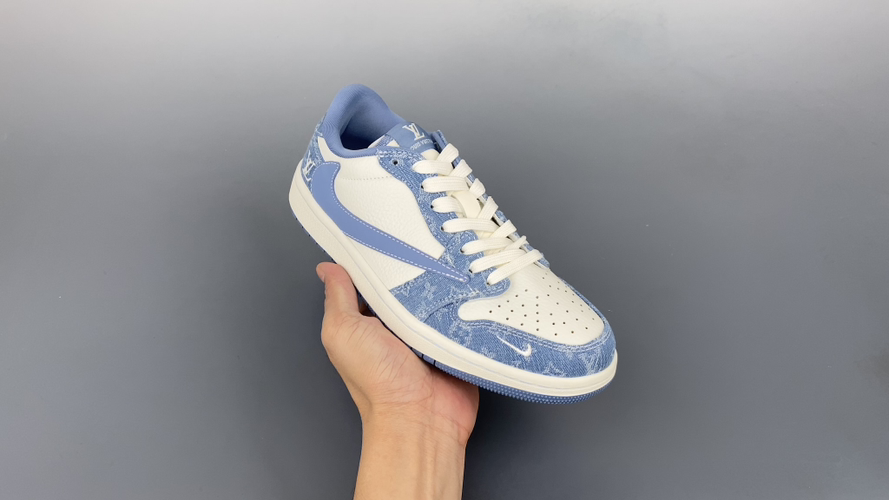 Fragment x Travis Scott x Louis Vuitton Air Jordan 1 Low Sneakers