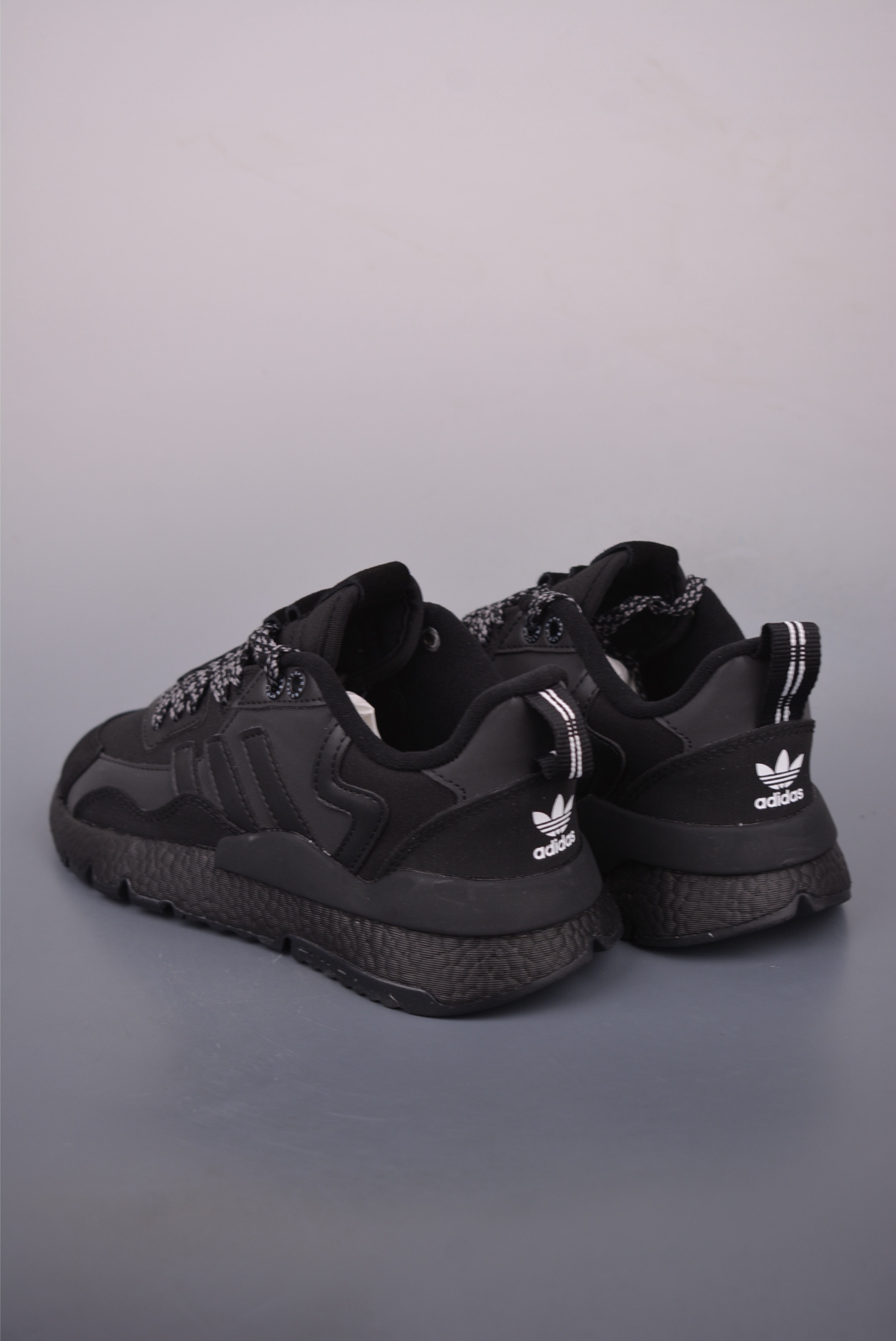 Adidas Nite Jogger Boost: Retro-Style Running Shoes - All Black 3 i1758412939848 1084 0 1