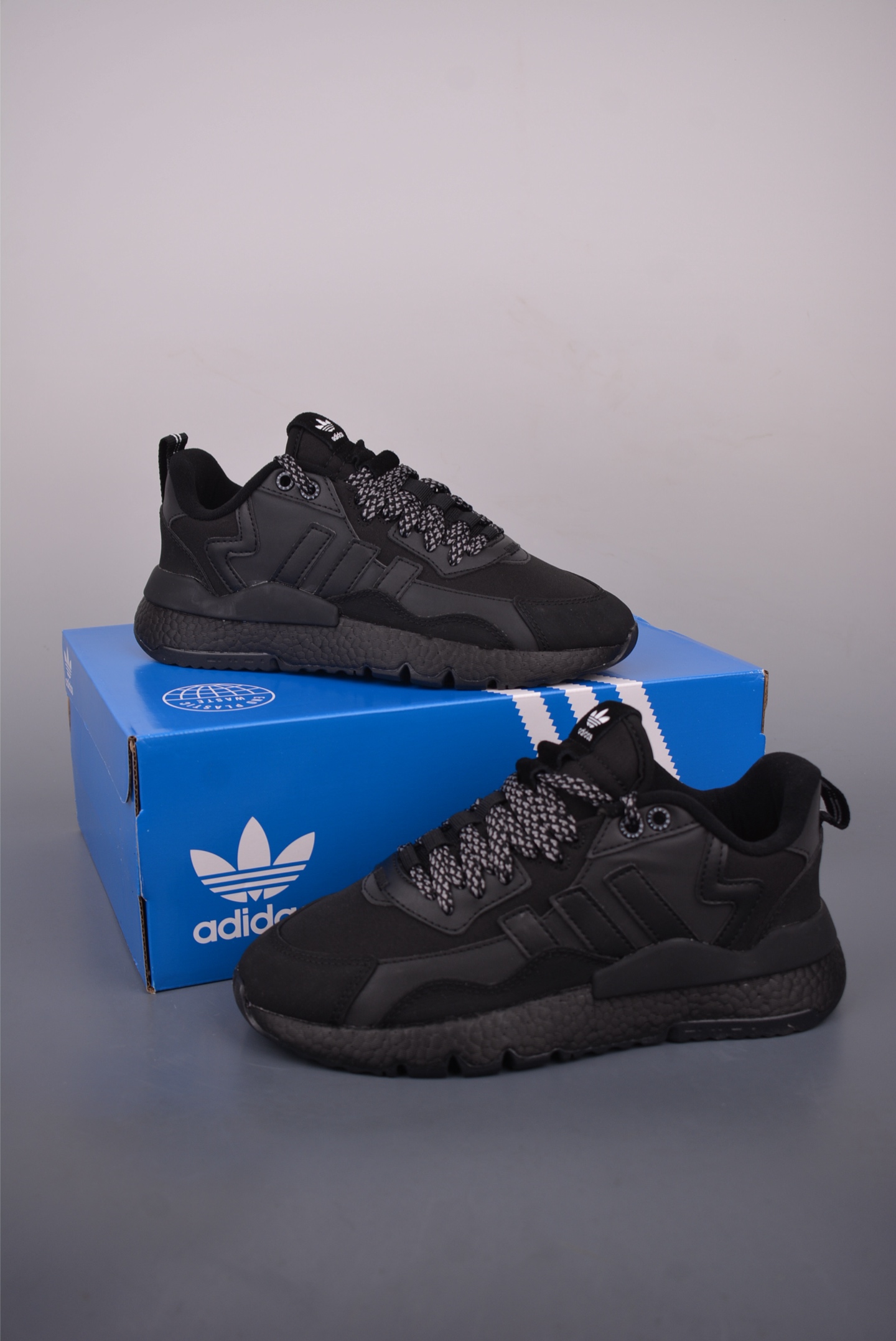 Adidas Nite Jogger Boost: Retro-Style Running Shoes - All Black 6 i1758412939878 8900 0 4