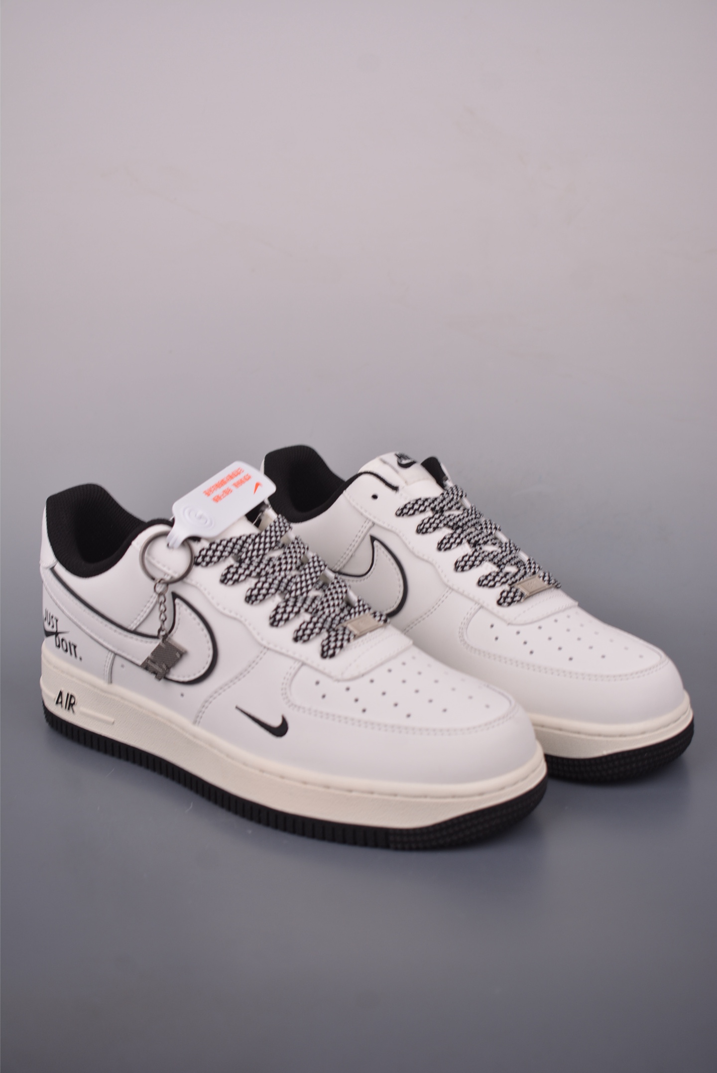 Nike Air Force 1 Low 'Just Do It' White/Black Men's Sneaker