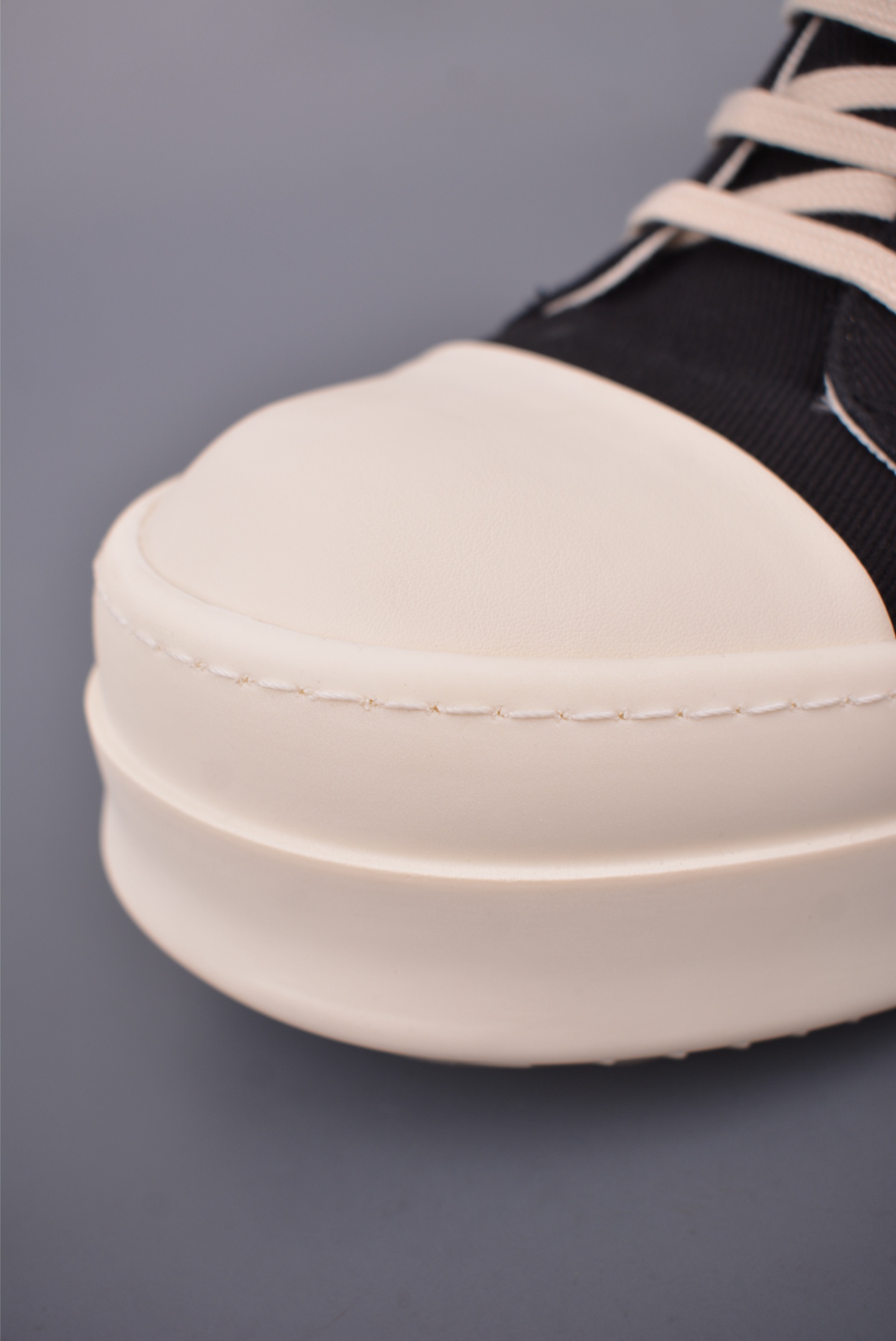 Rick Owens High-Top Sneakers - Black Cotton, Signature Design, and Platform Sole 6 i1758496996722 9493 0 5