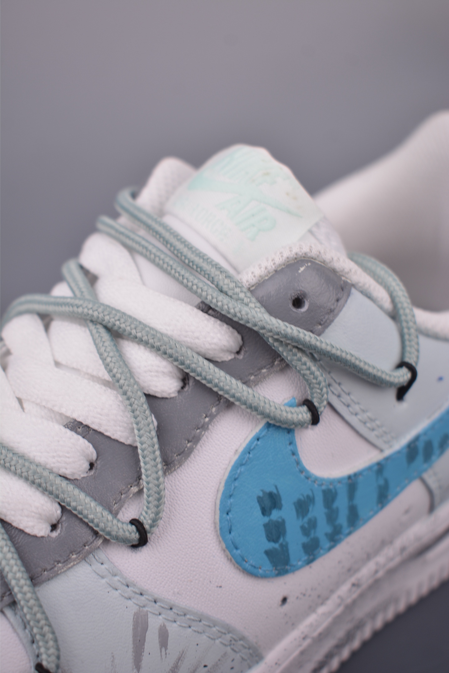 Nike Air Force 1 Low Hand-Painted Graffiti Grey Sneakers - Limited Edition 8 i1758583865869 4357 0 6