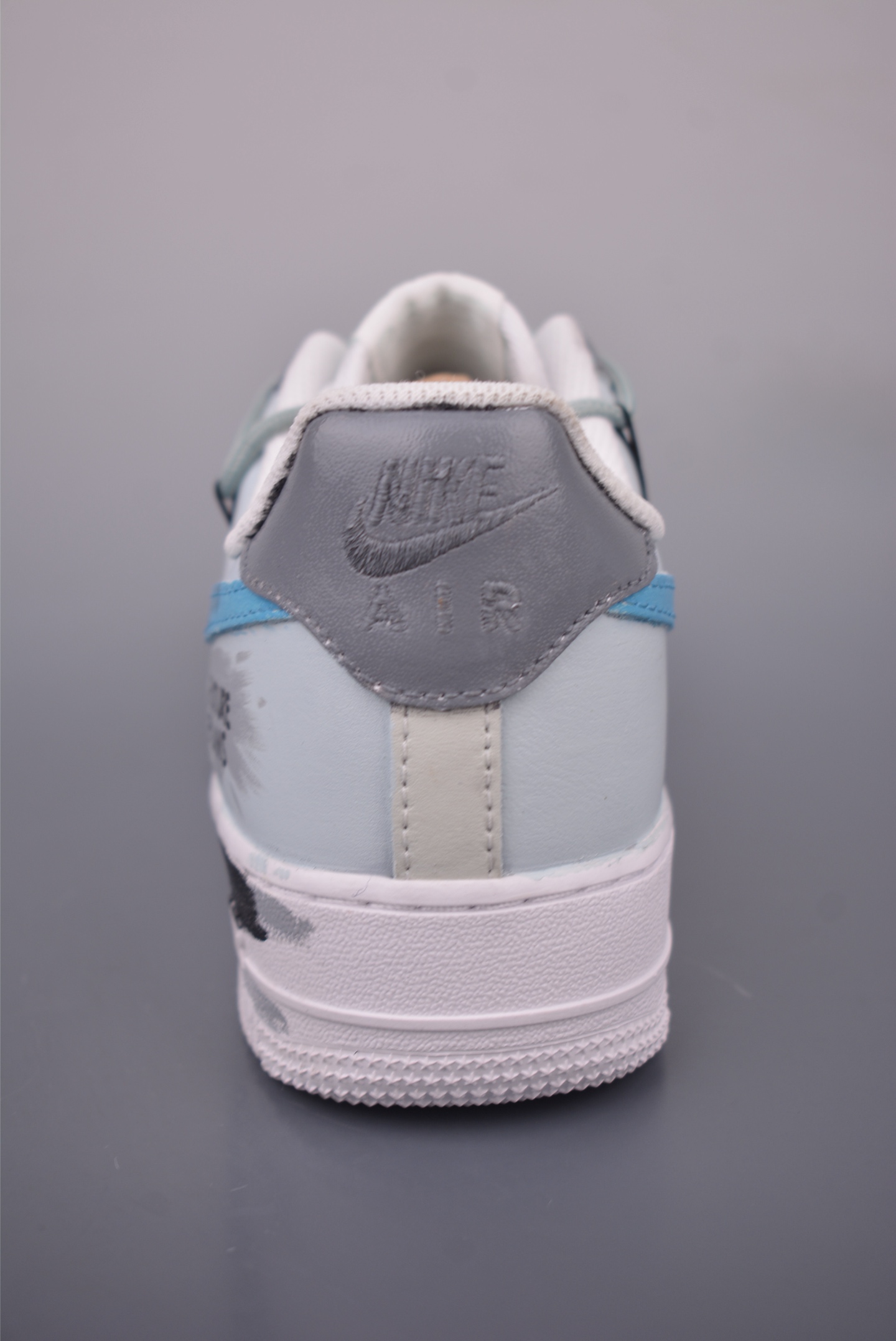 Nike Air Force 1 Low Hand-Painted Graffiti Grey Sneakers - Limited Edition 5 i1758583870671 4296 0 3