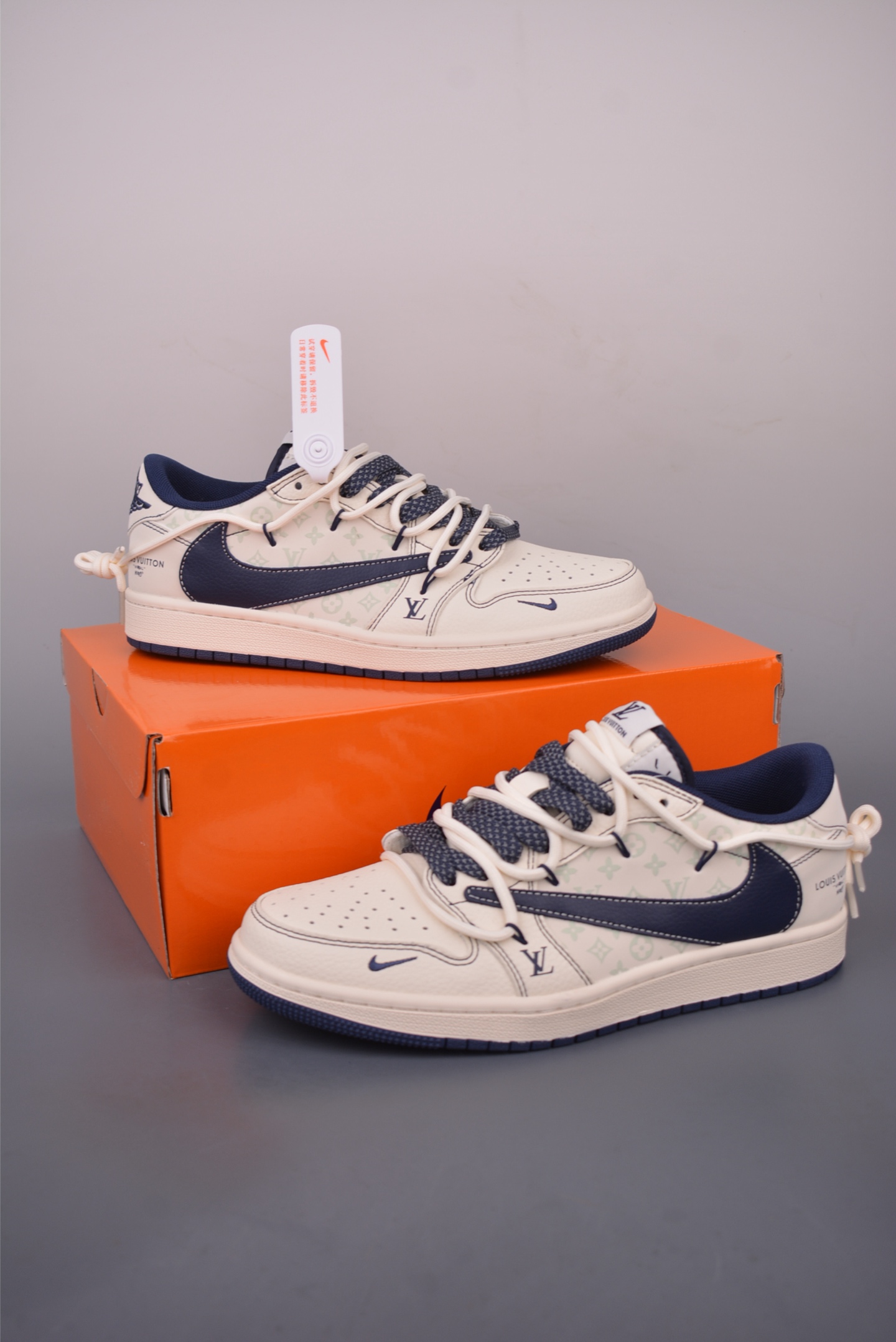 Fragment x Travis Scott x Louis Vuitton Air Jordan 1 Low, Premium Design Sneaker 5 i1758584248986 3586 0 4