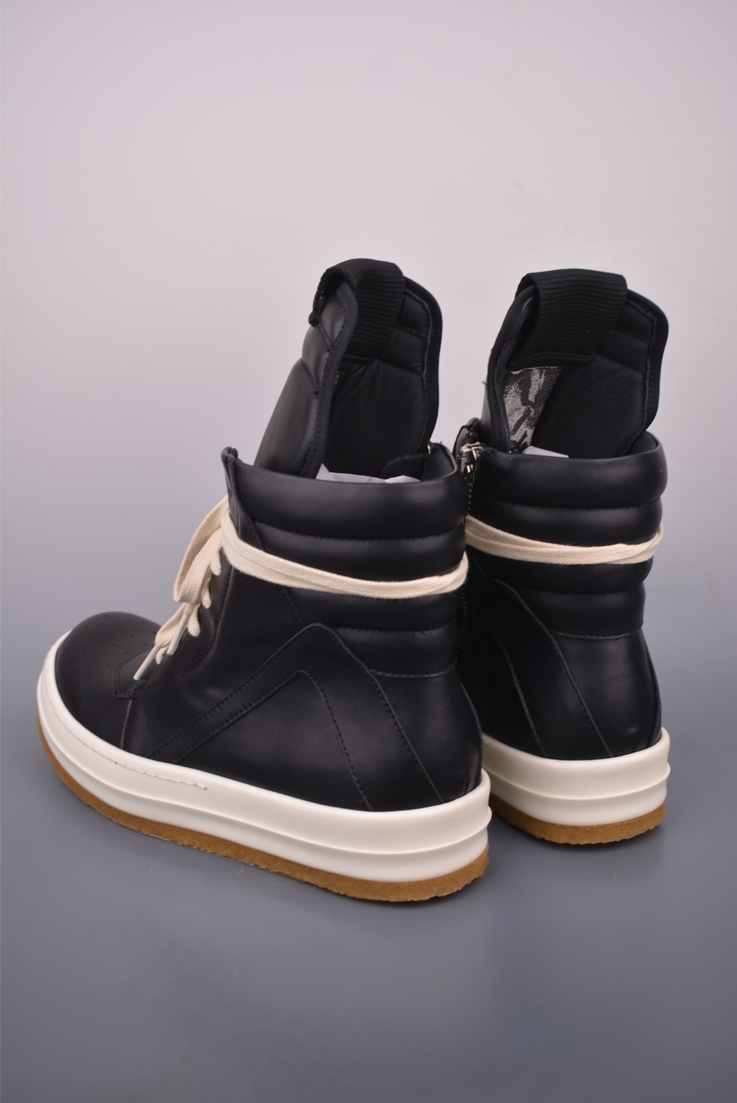 Rick Owens DRKSHDW High-Top Sneakers Black Milk Rubber Sole, Size 36-46 3 i1758584308433 9272 0 1
