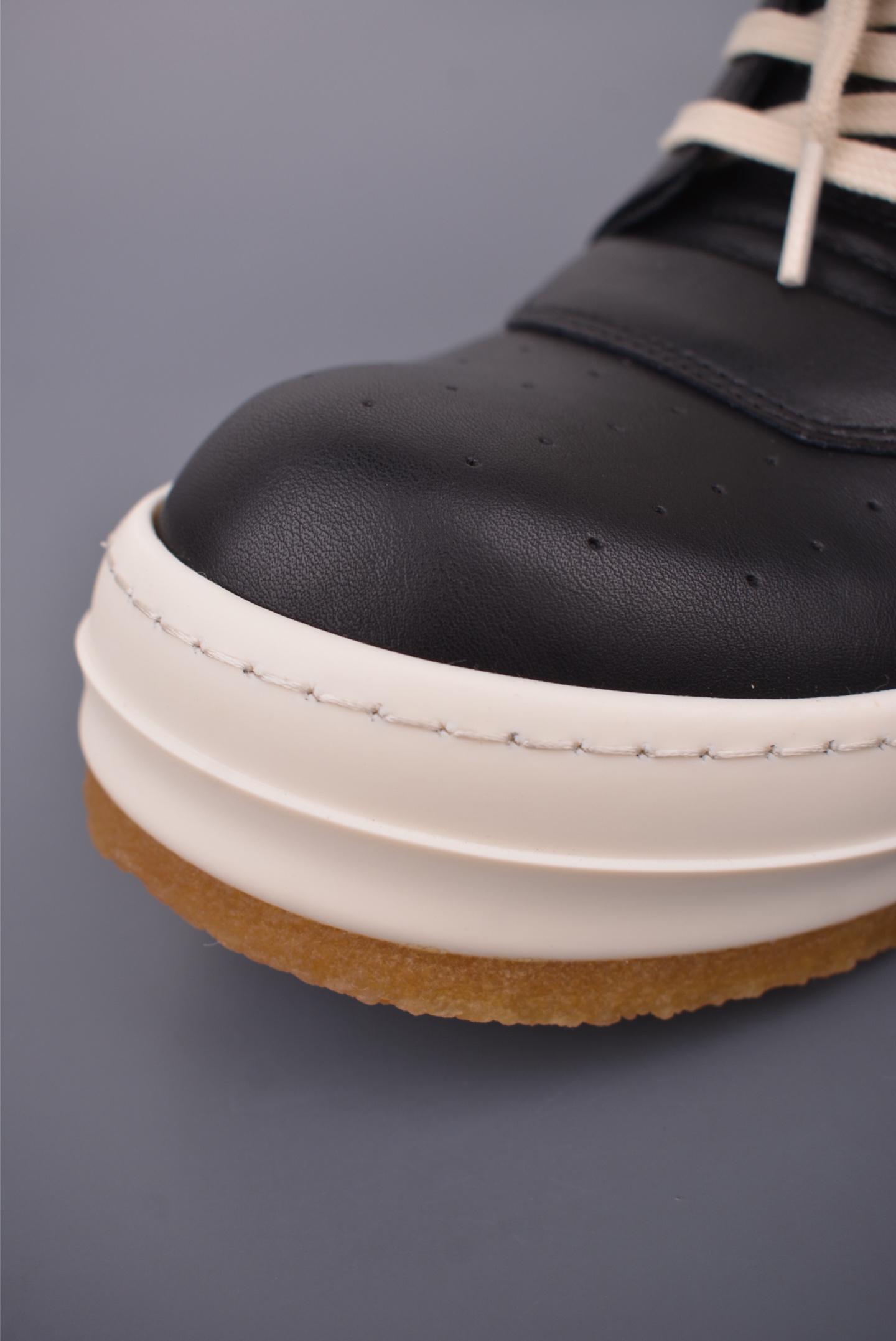 Rick Owens DRKSHDW High-Top Sneakers Black Milk Rubber Sole, Size 36-46 7 i1758584308443 3030 0 5