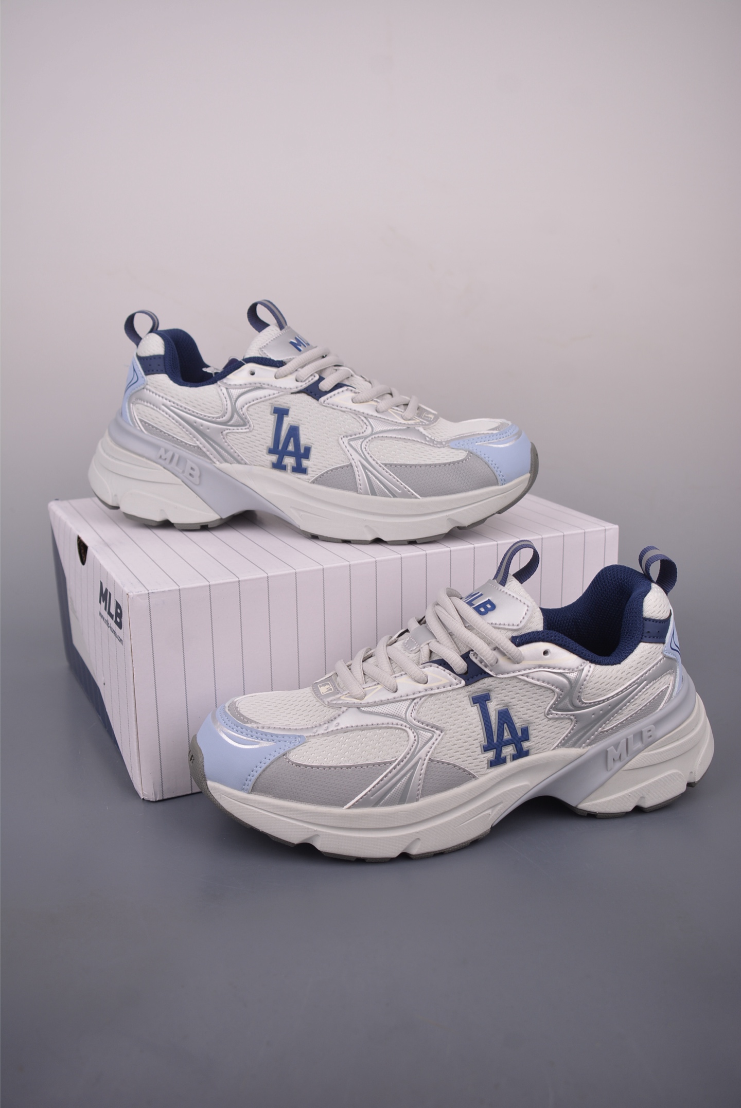 MLB CURVE RUNNER MONO MESH 纽约洋基队 潮流时尚厚底运动鞋 3ARNC055N