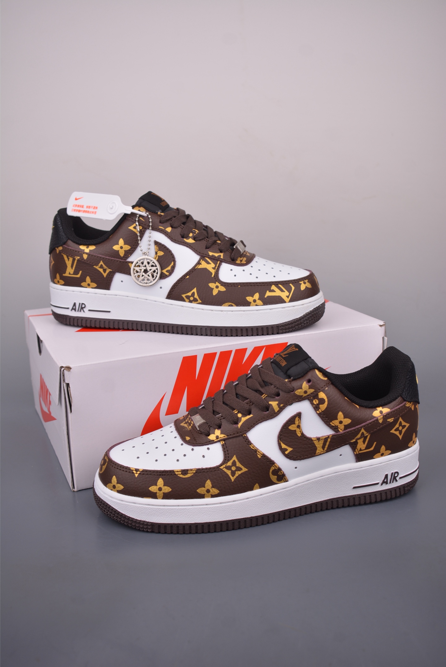 Nike Air Force 1 Low Louis Vuitton Custom Sneakers - Limited Edition 5 i1758670258281 7071 0 4