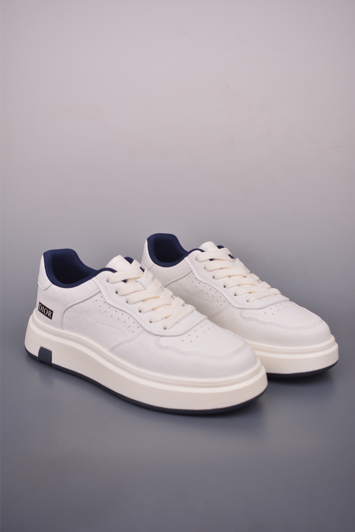 Dior CD1 Low-Top White Leather Sneaker with 'Dior' Logo - Sizes 39-44