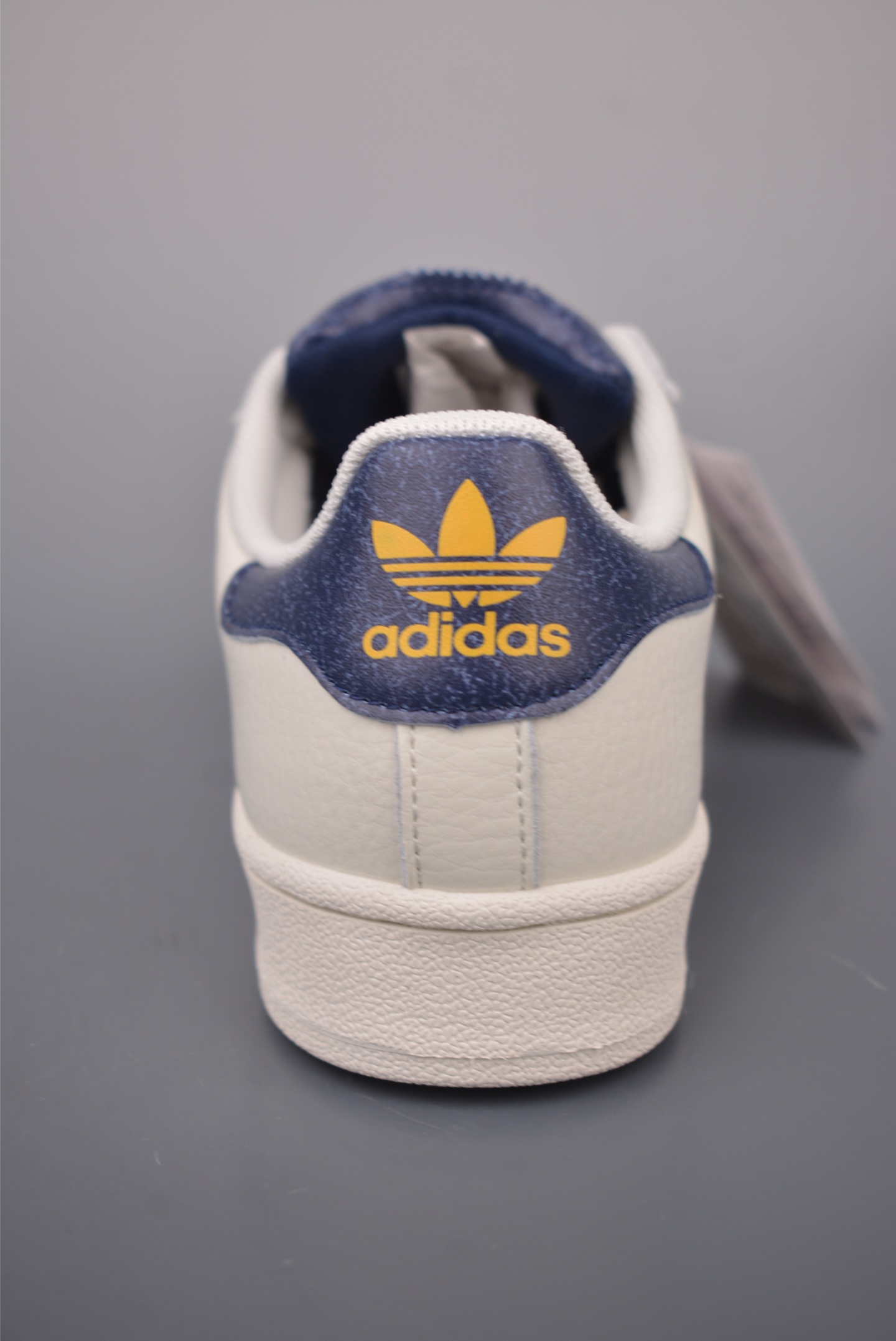 Adidas Originals Superstar White Blue Leather Sneakers - Classic Shell Toe Style 5 i1758753087520 9846 0 3