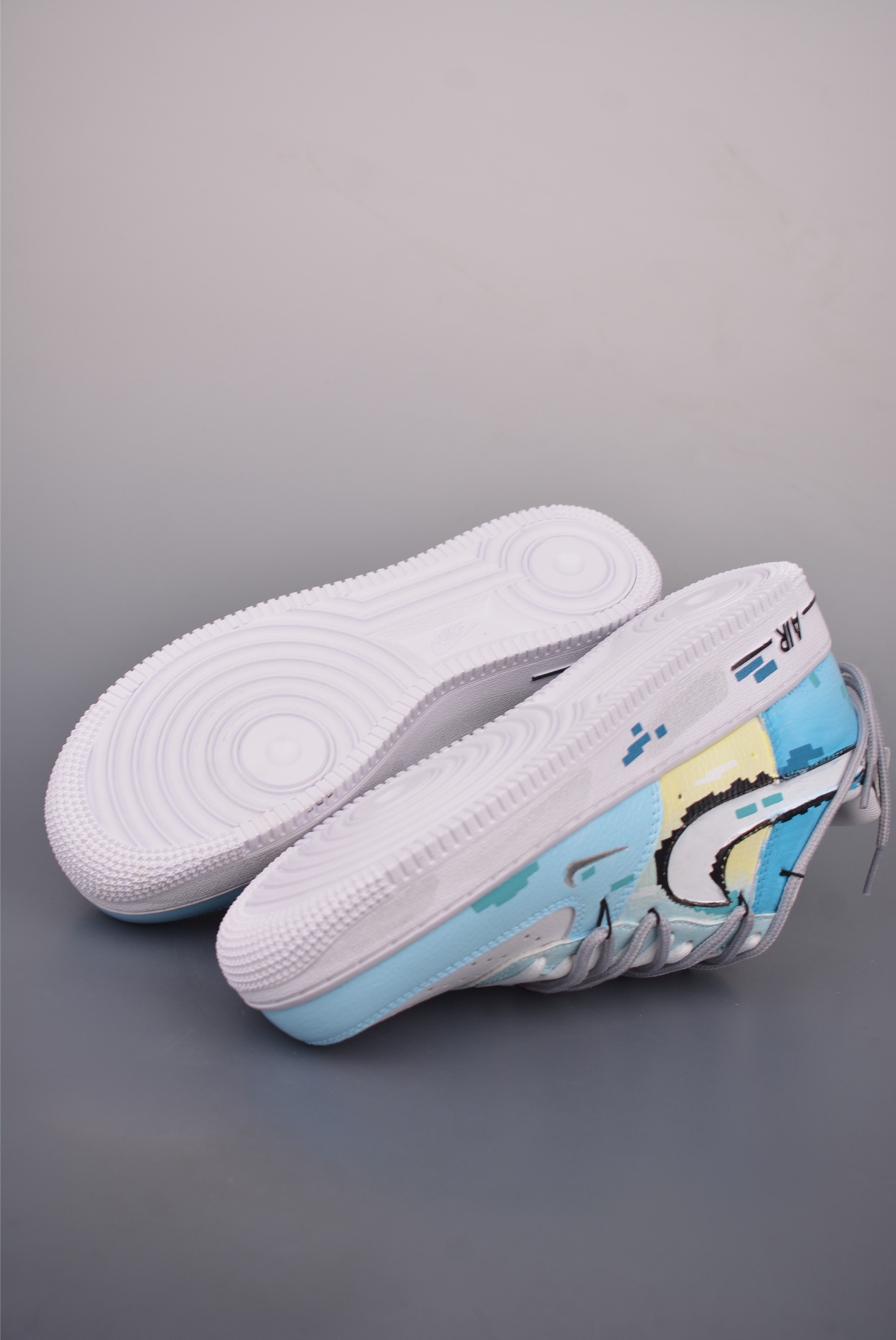 Nike Air Force 1 Low Hand-Painted Graffiti Electric Game Blue Sneakers 4 i1758753149957 6579 0 2