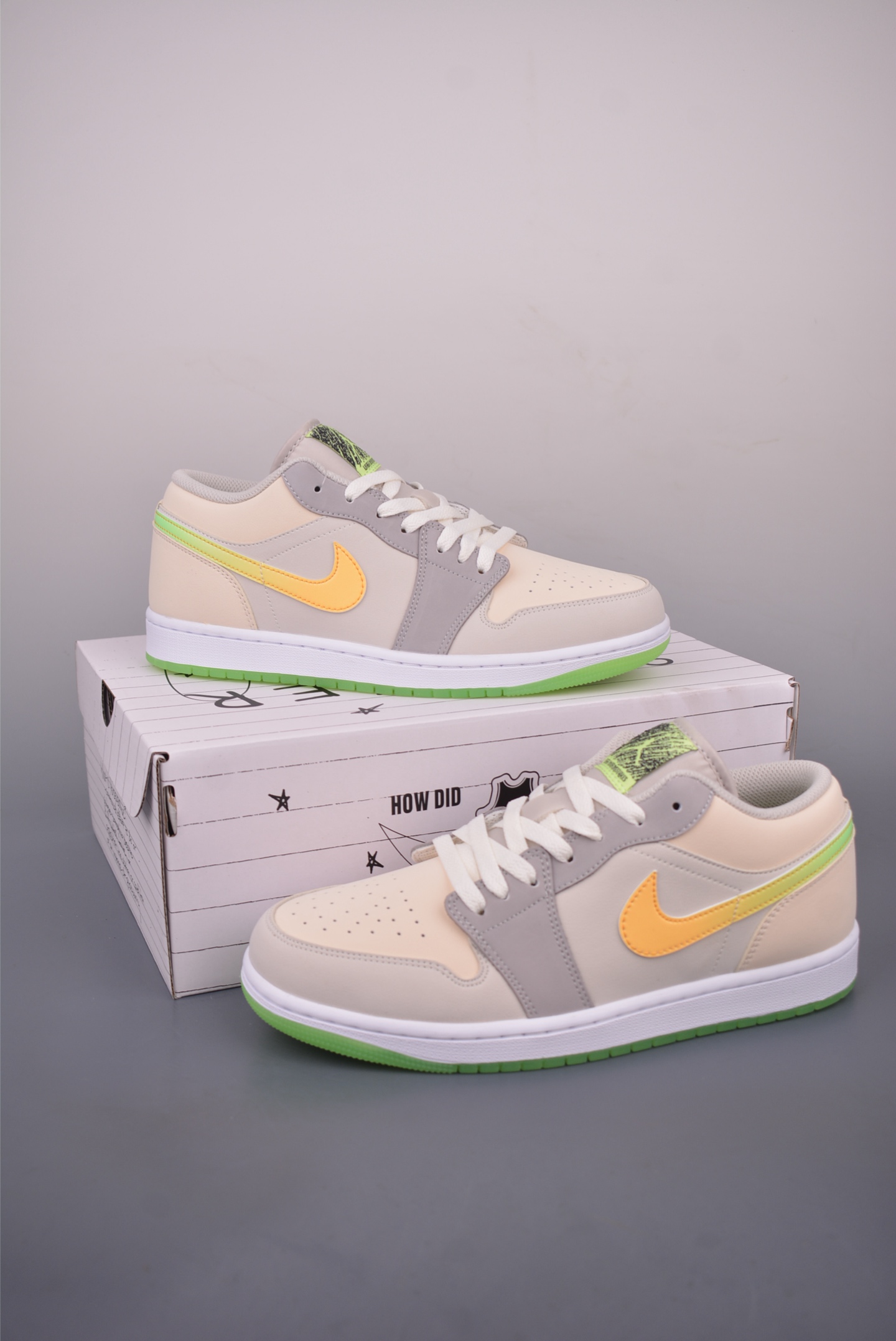 200 Air Jordan 1 Low 粉灰 AJ1乔1低帮休闲板鞋 HQ2030-001