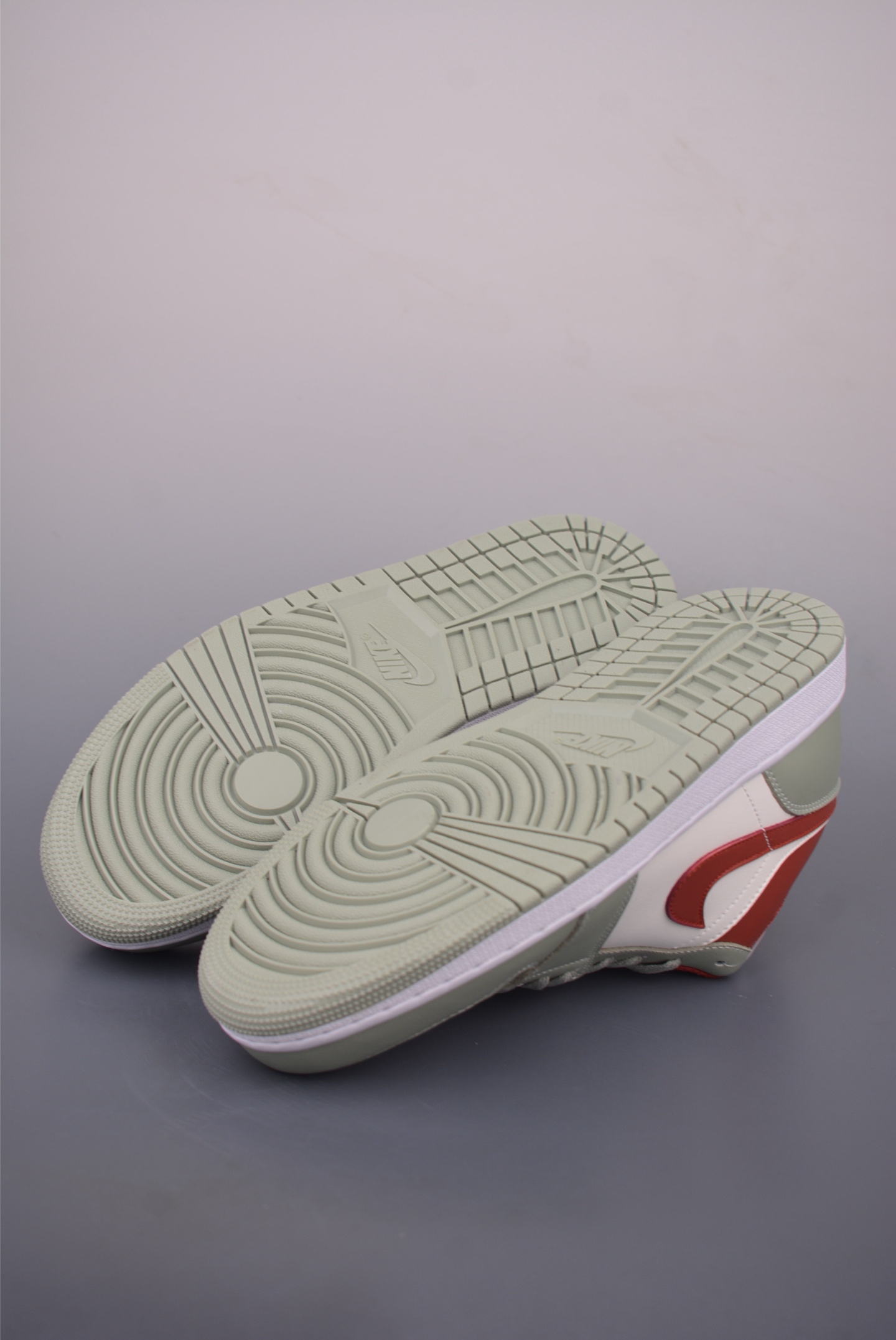 Air Jordan 1 Low White, Green, and Red Casual Sneakers - Premium Leather 4 i1758753525506 7833 0 2