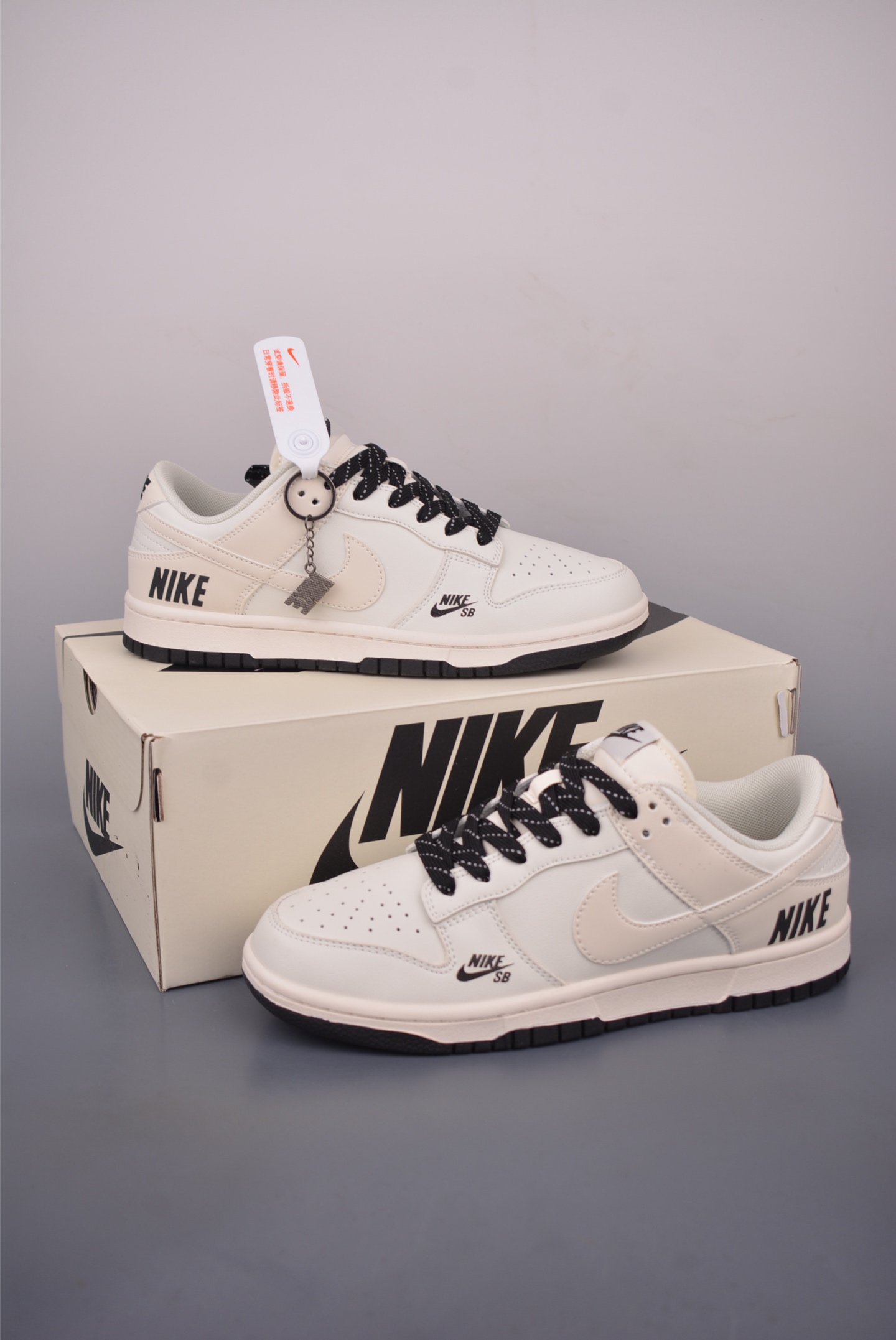 Nike SB Dunk Low Cream White Original Leather Upper, Durable Outsole 6 i1758754247250 7234 0 4