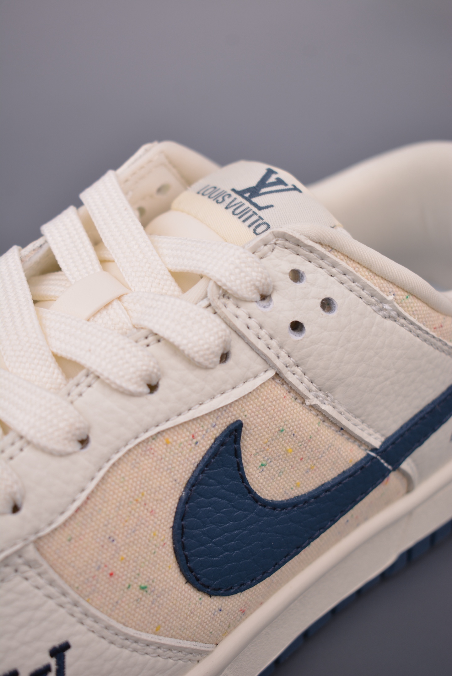 Nike SB Dunk Low Louis Vuitton Cream/Blue Men's Sneaker, Durable and Stylish 7 i1758754343385 4754 0 6