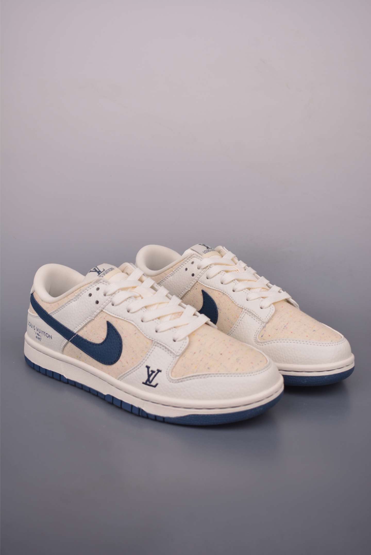 Nike SB Dunk Low Louis Vuitton Cream/Blue Men's Sneaker, Durable and Stylish 1 i1758754343443 8813 0 0