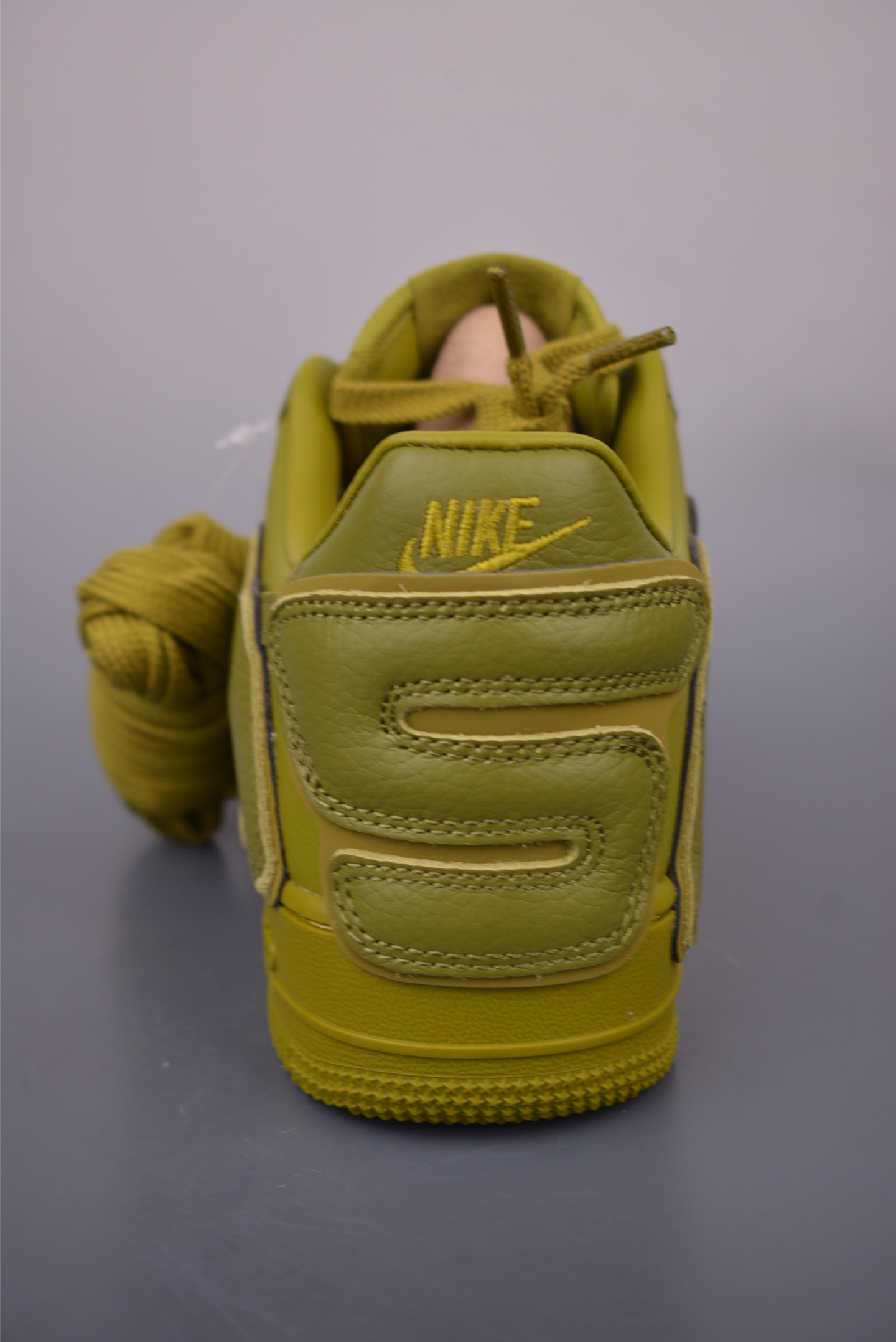 Nike Air Force 1 Low Olive Green Leather Sneakers - Original Air Cushion 5 i1758841696371 3604 0 3