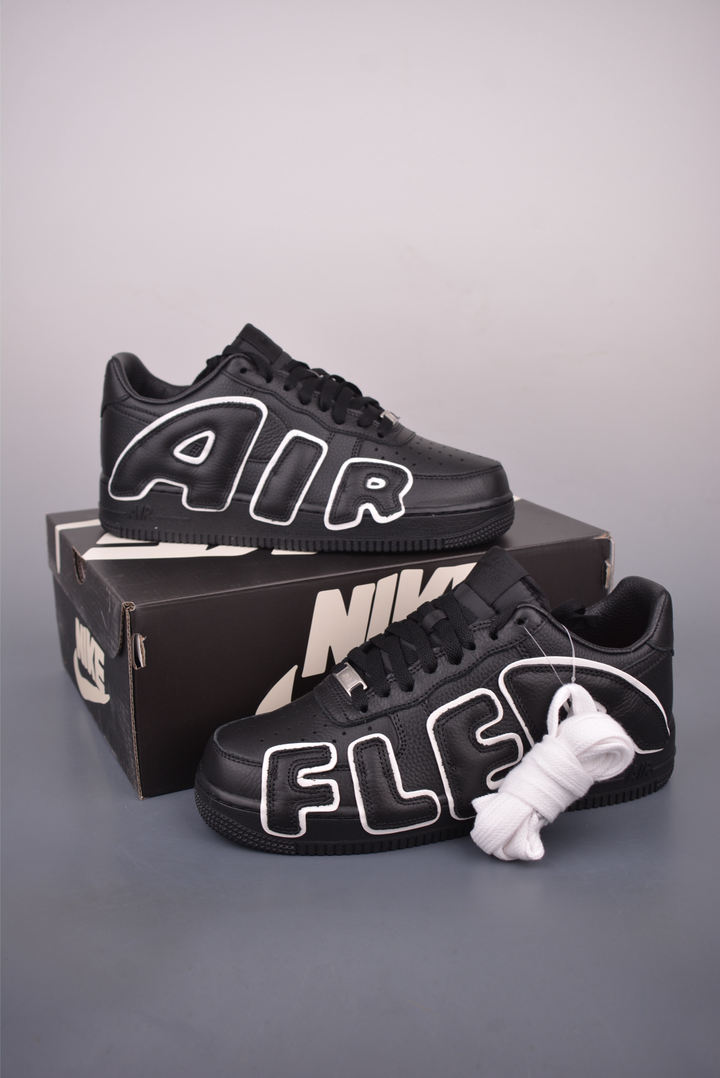 Nike Air Force 1 Low Black with White 'AIR' Lettering, Multiple Sizes Available 6 i1758841747362 3910 0 4