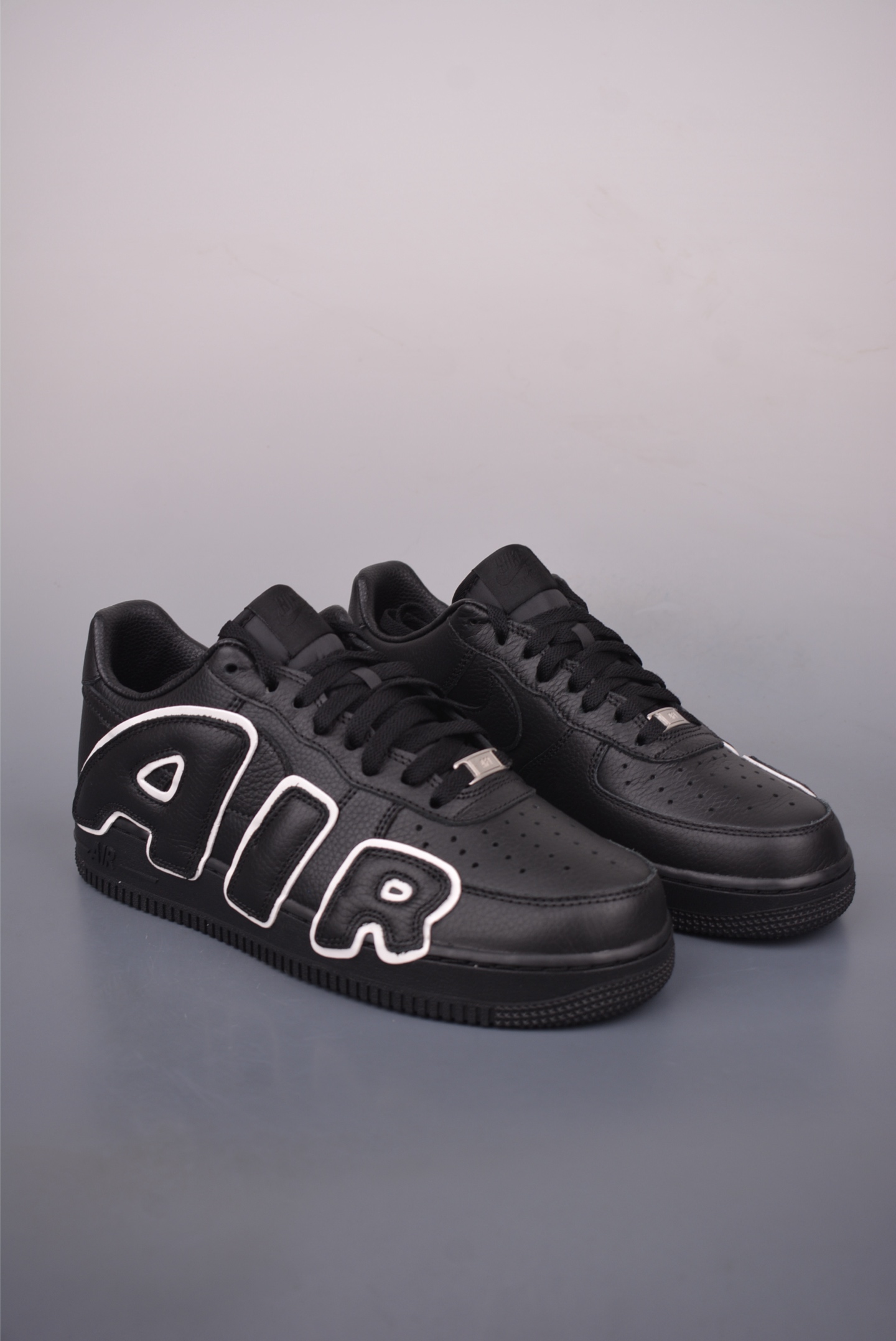 Nike Air Force 1 Low Black with White 'AIR' Lettering, Multiple Sizes Available 2 i1758841772366 6079 0 0
