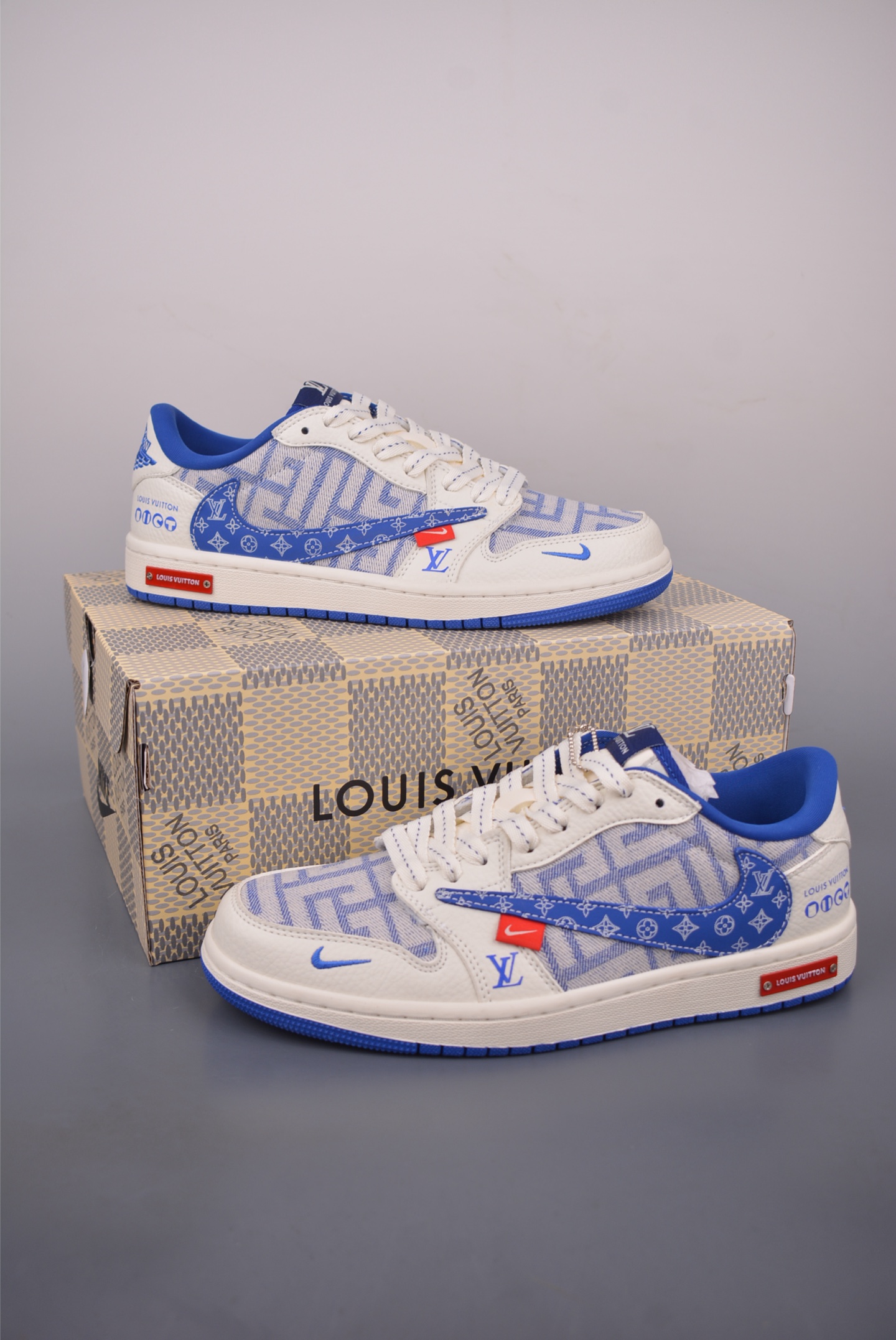 Fragment Design x Travis Scott x Louis Vuitton Air Jordan 1 Low Sneakers 5 i1758927570761 3626 0 4