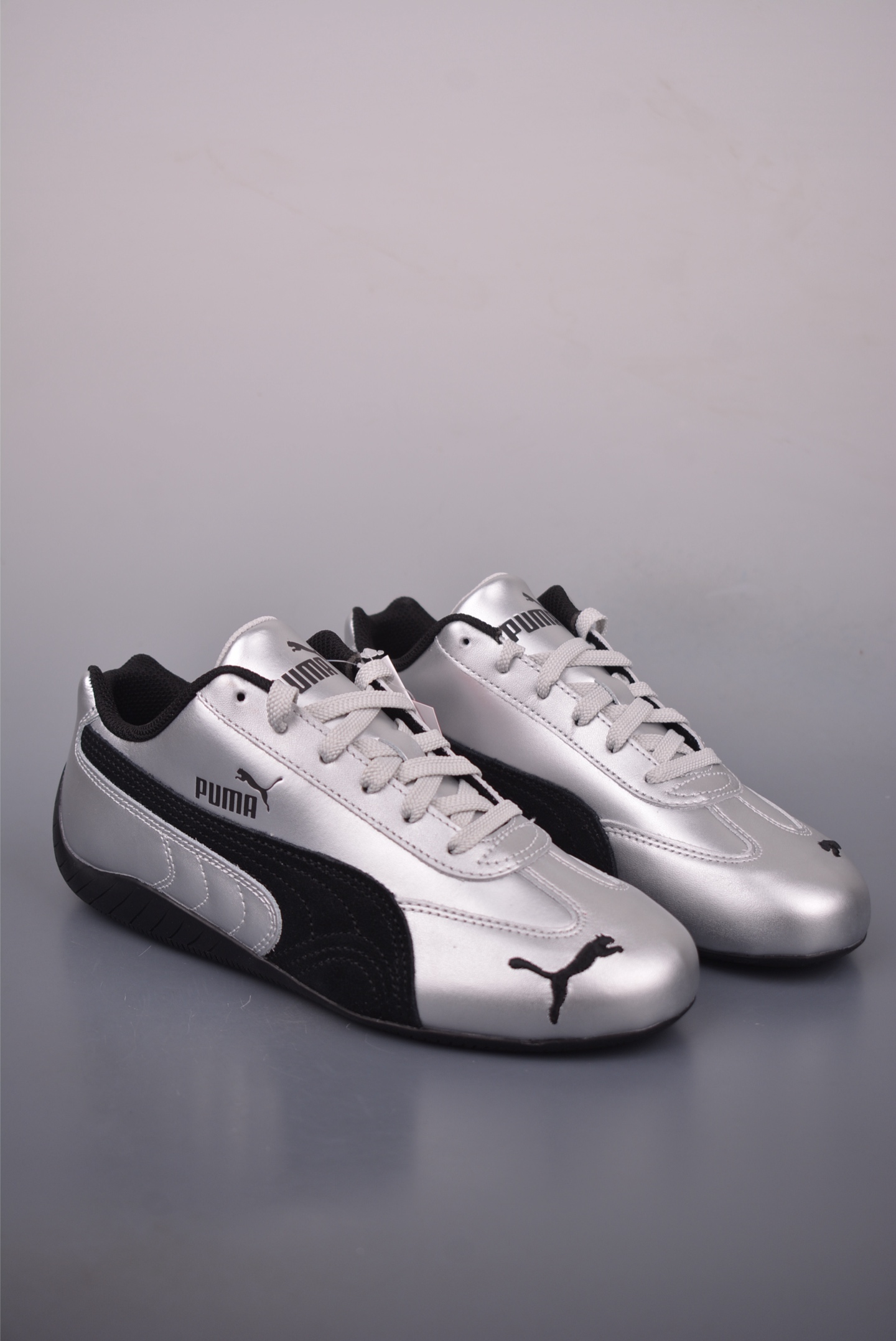 Puma Speedcat OG Sparco Racing Shoes - Silver/Black, Retro Motorsport Style 2 i1759016428062 8541 0 0